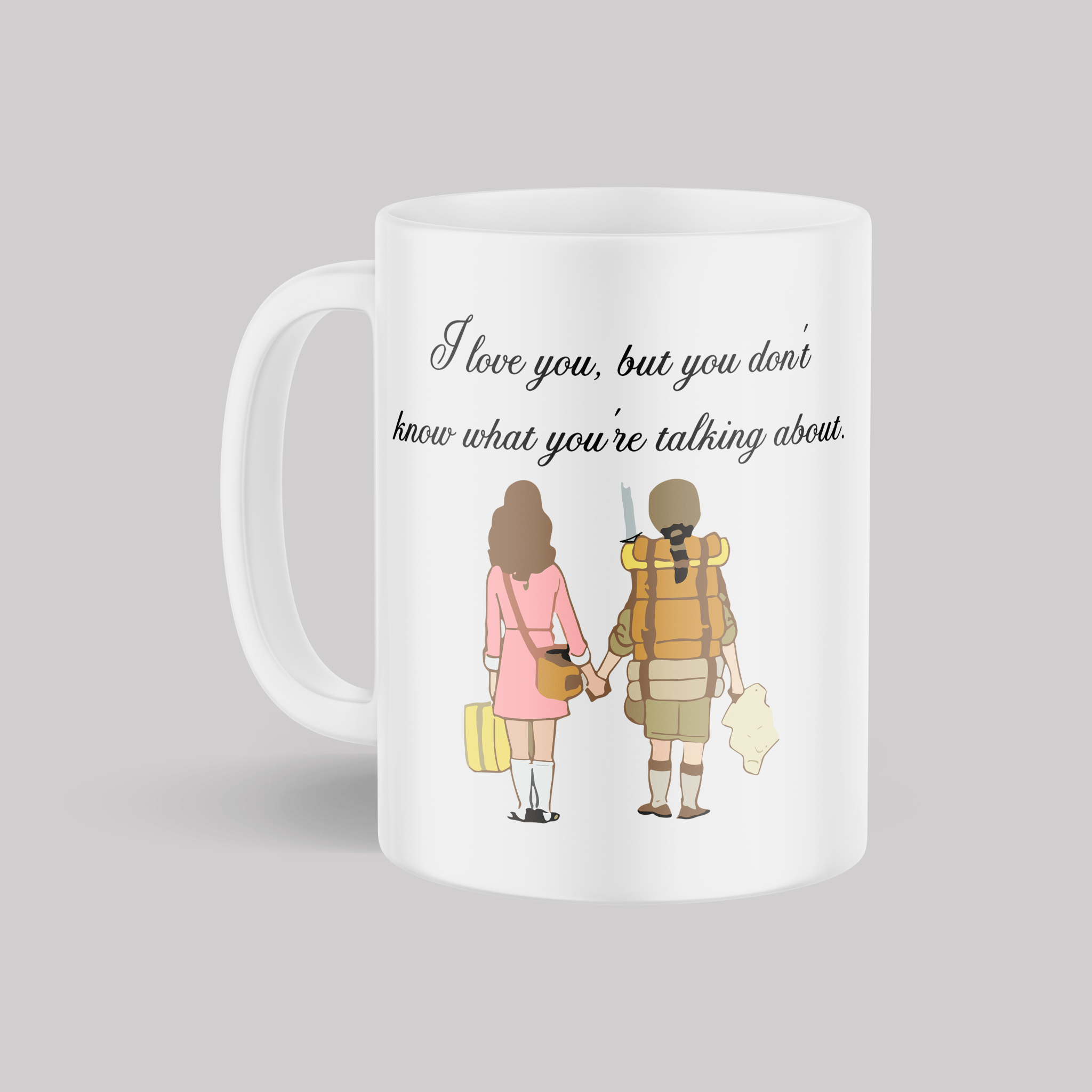 I love you, but you don't know what you're talking about. Moonrise Kingdom - Mug - The Films Point