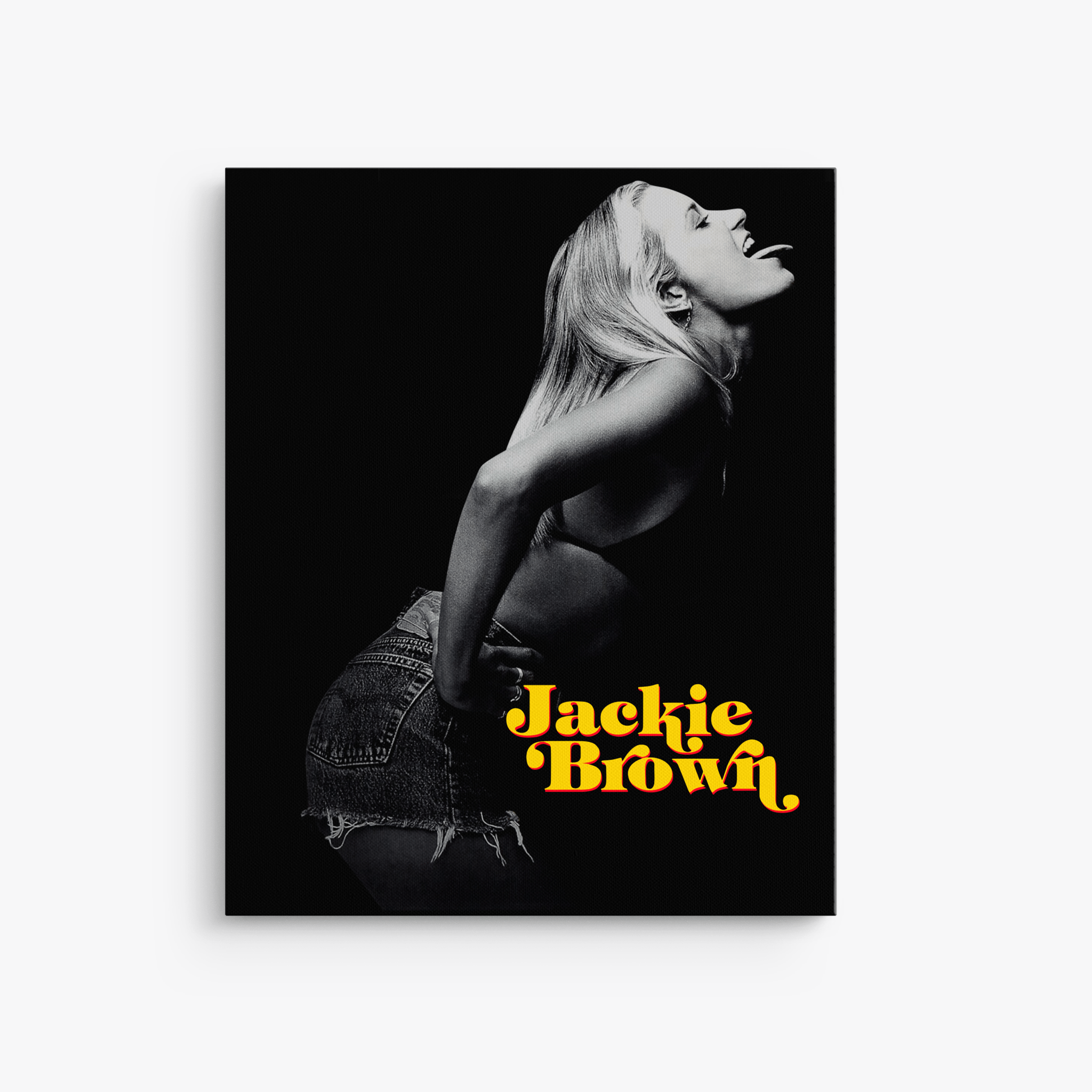 Jackie Brown Vintage - Canvas Art - The Films Point