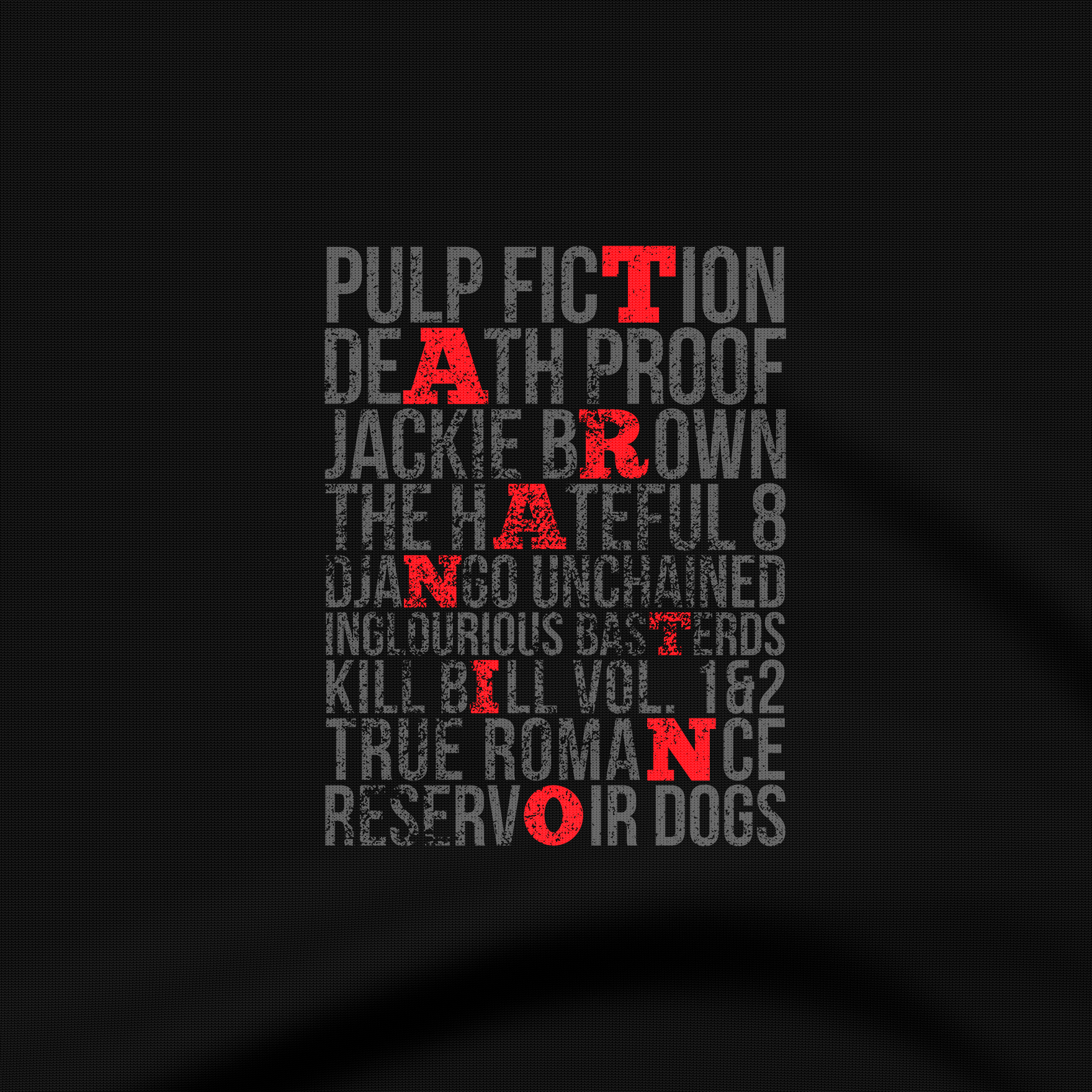 Movies Grunge Style Tarantino - T-Shirt - The Films Point