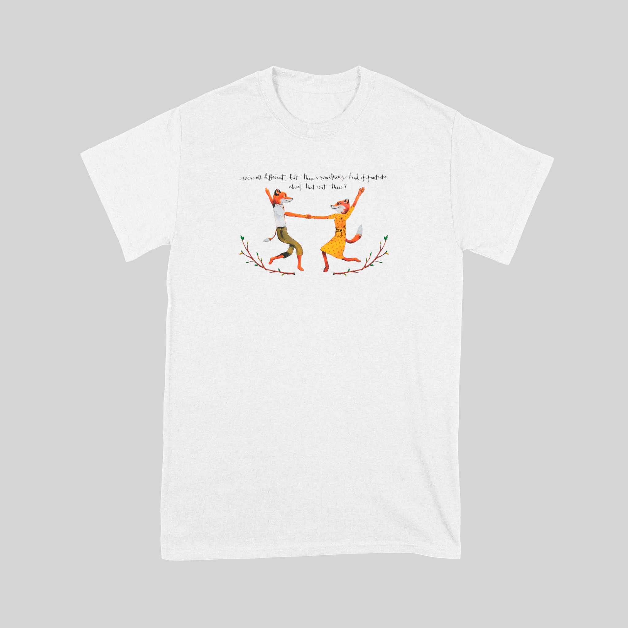 Mr. and Ms. Fox Wes Anderson - T-shirt - The Films Point