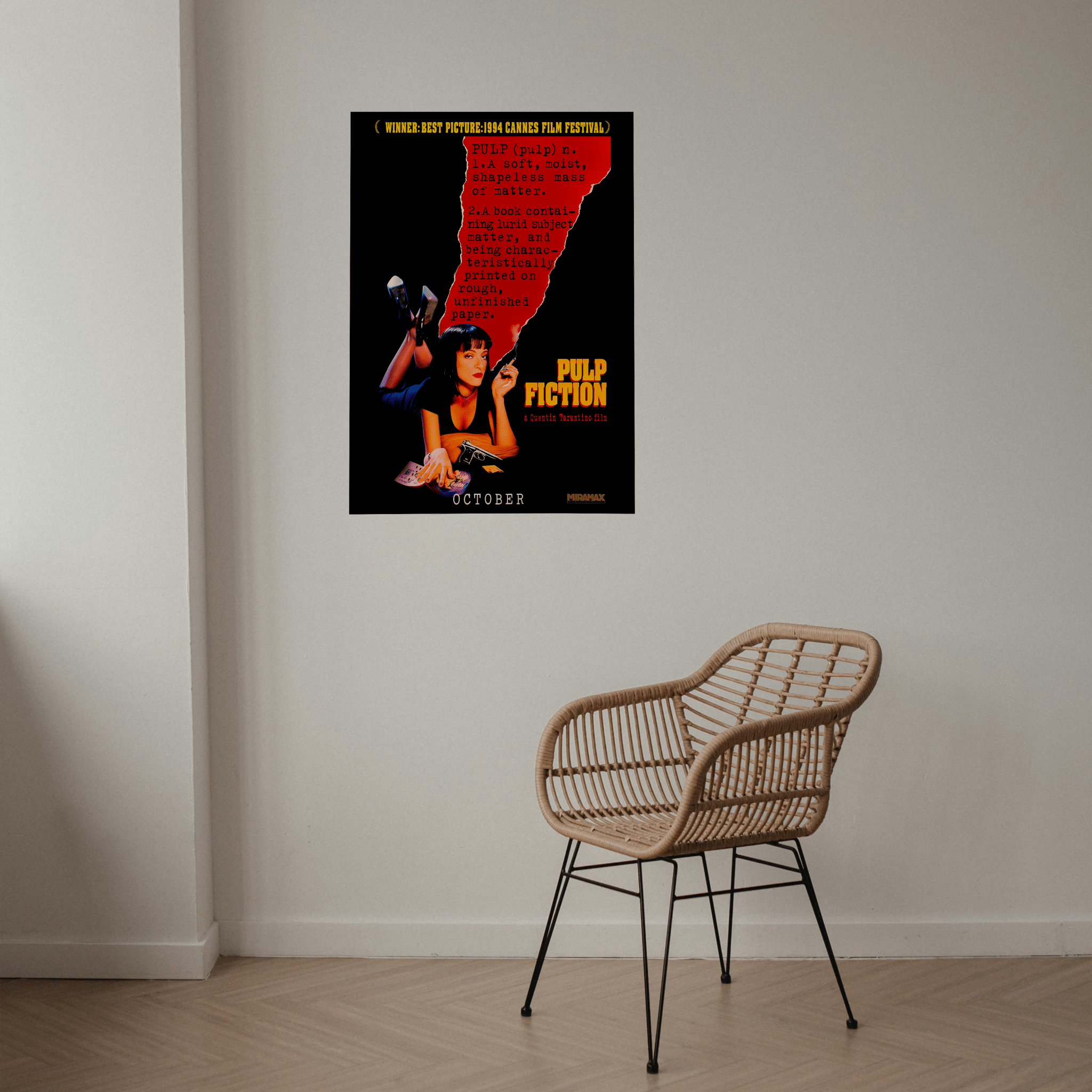 Pulp Fiction Tarantino - Canvas Art - The Films Point