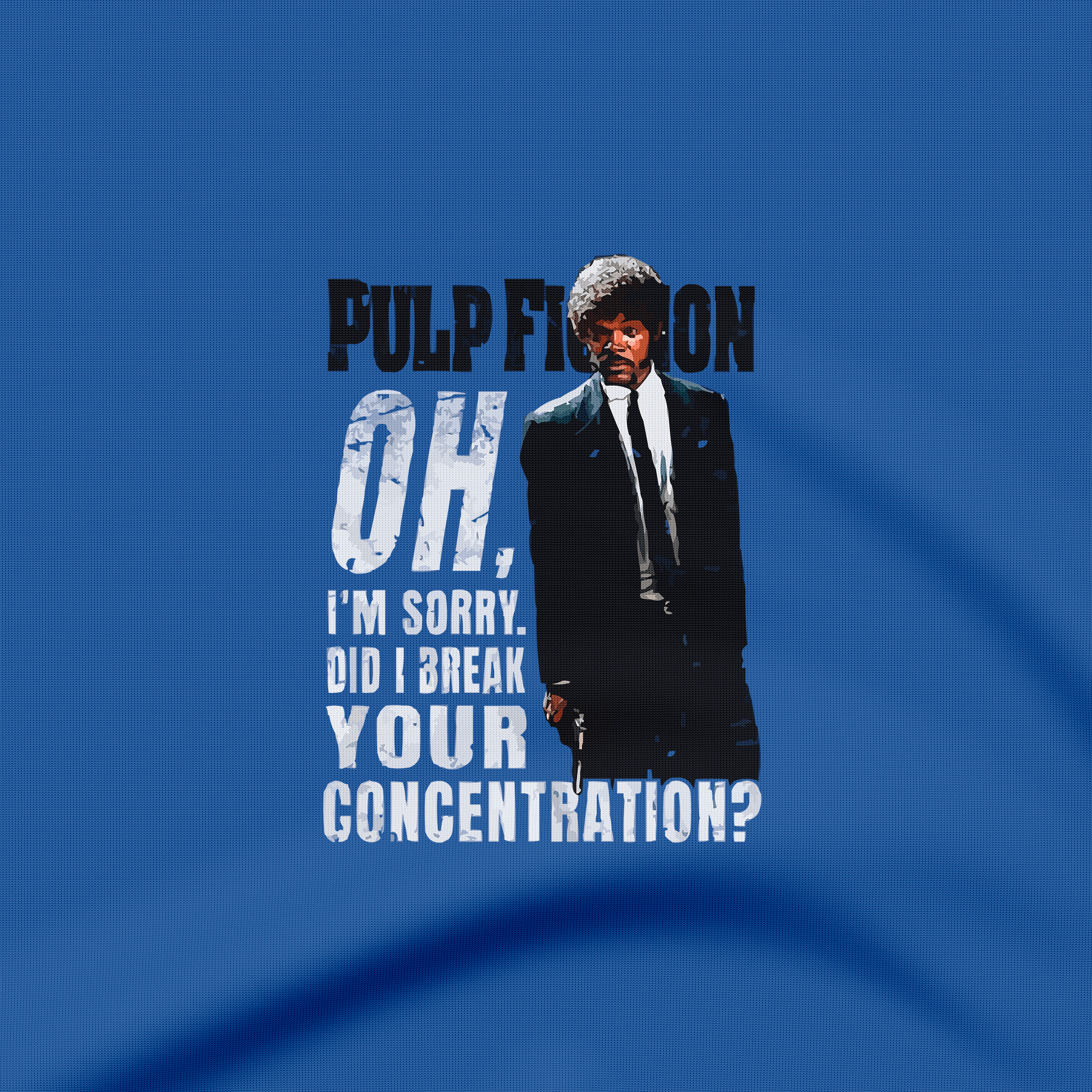 Pulp Fiction Jules "Did I Break Your Concentration?" - T-Shirt - The Films Point