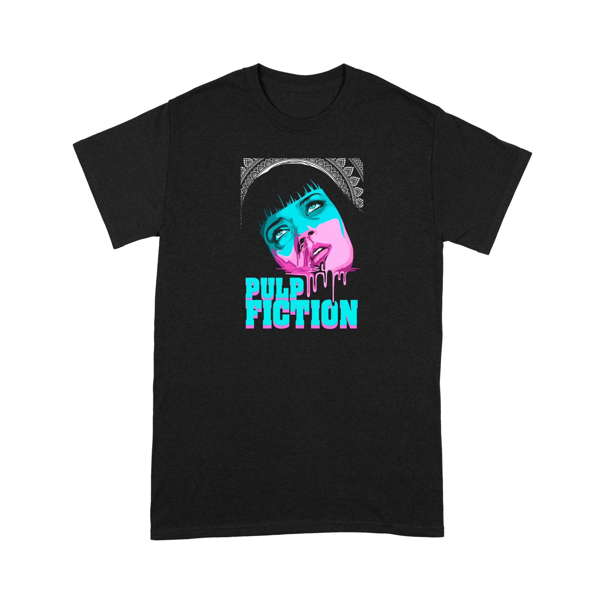 Animated Mia Wallace – Pulp Fiction T-shirt - The Films Point