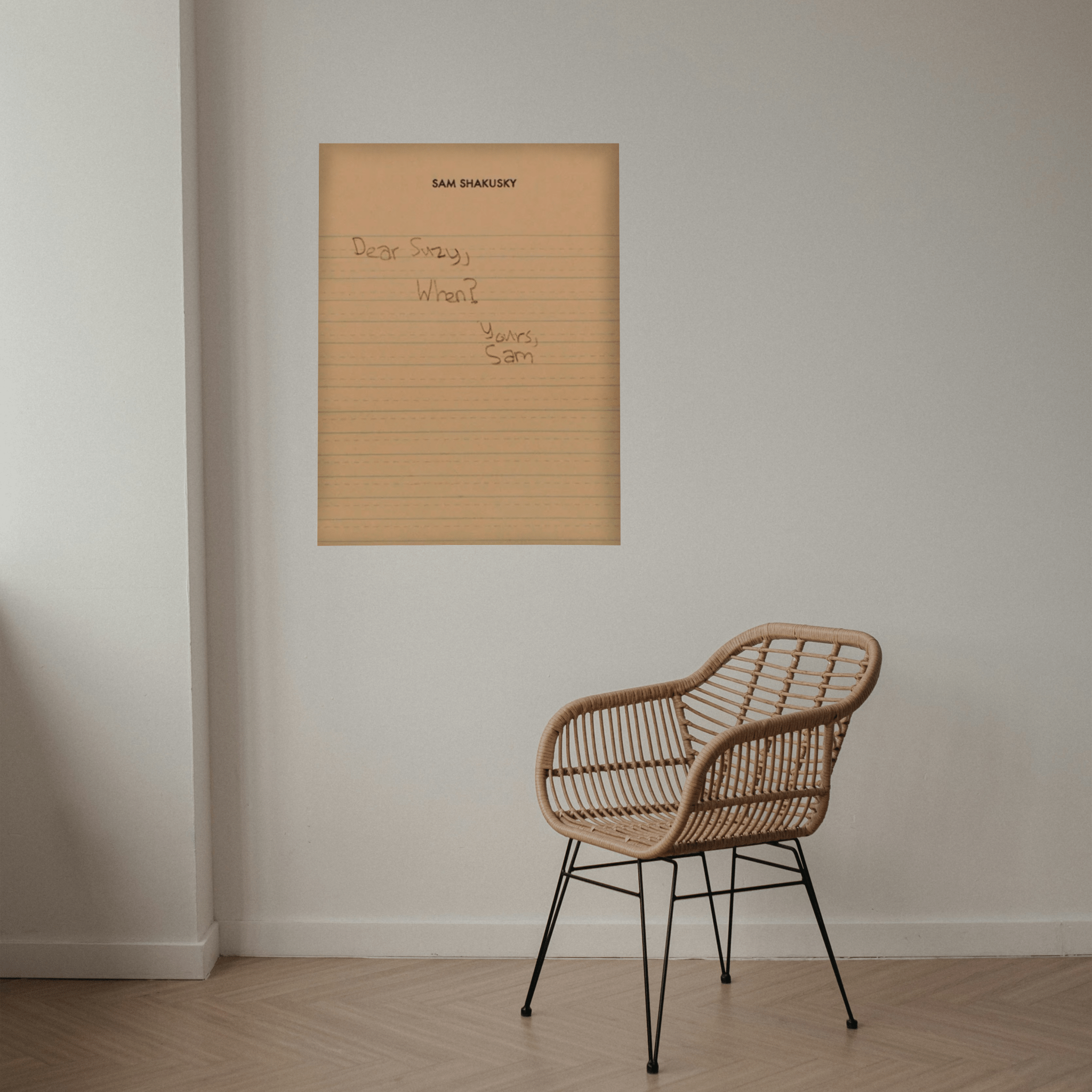 Dear Suzy – Moonrise Kingdom Wes Anderson - Canvas Art - The Films Point