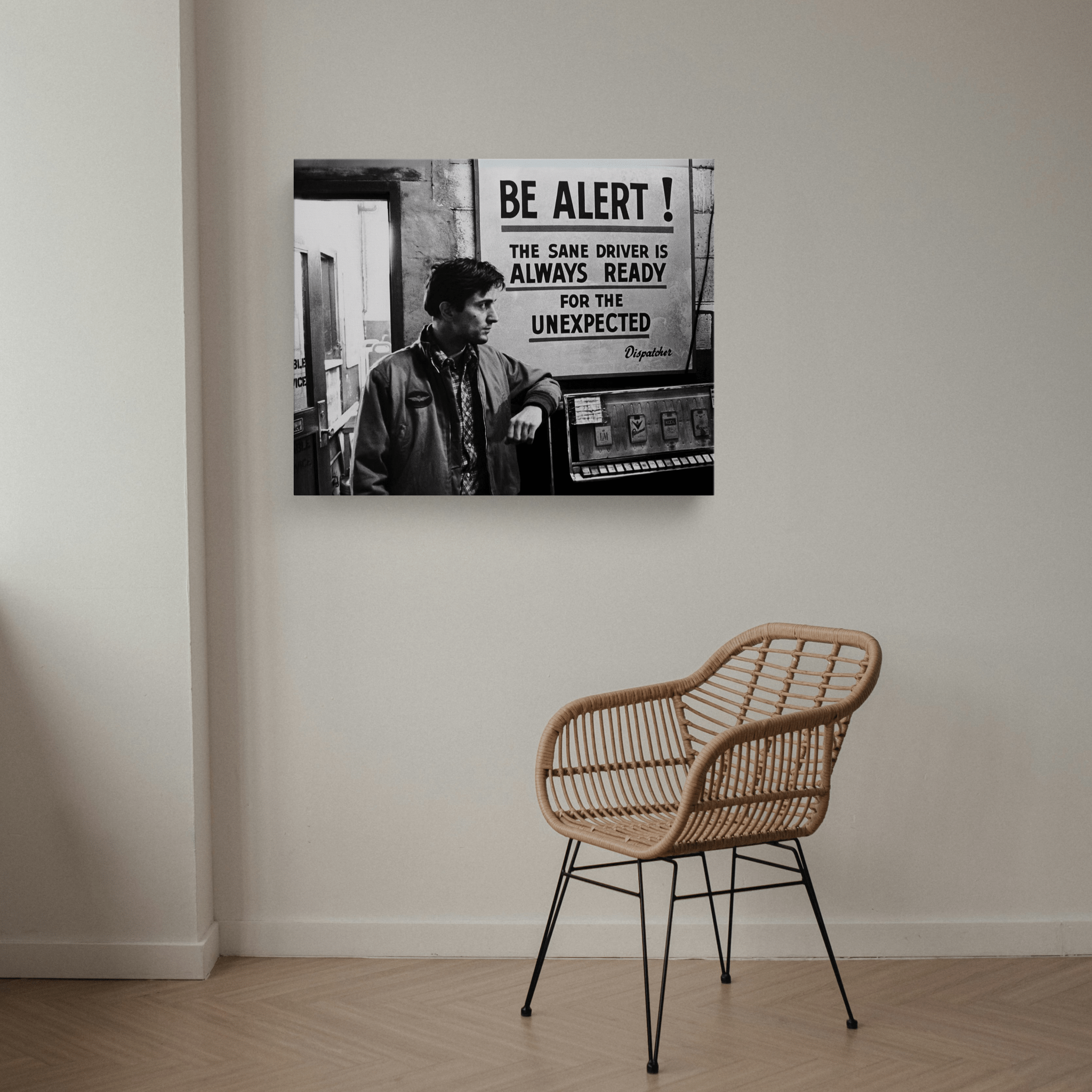 Taxi Driver Robert De Niro - Canvas Art - The Films Point