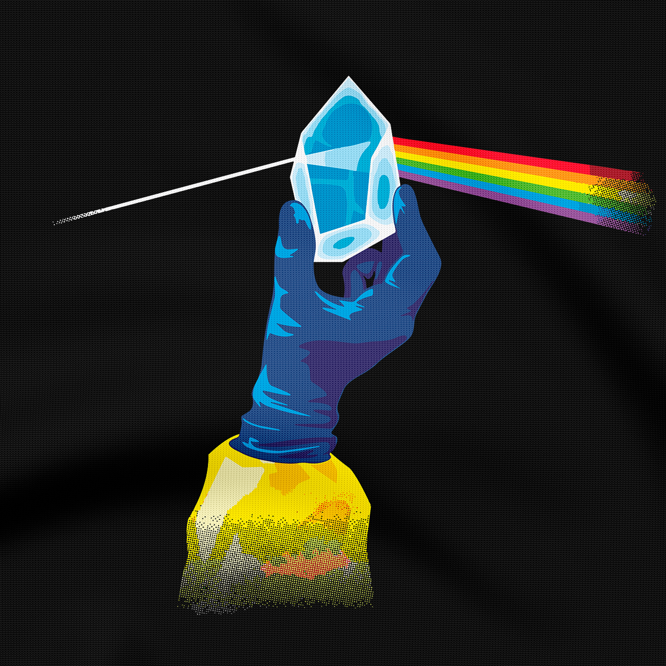 The Dark Side of Blue Meth Breaking Bad - T-Shirt