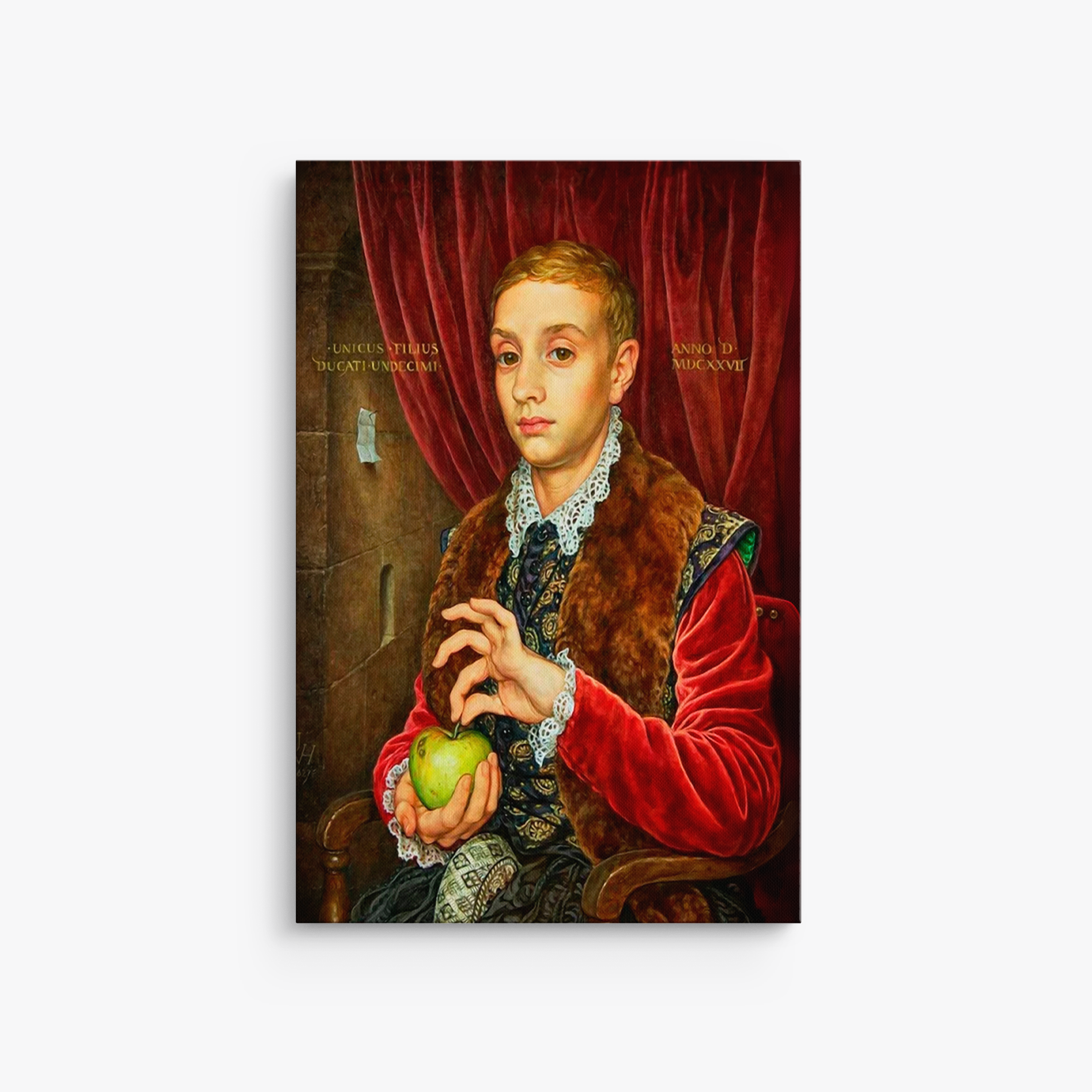 Boy with apple The Grand Budapest Hotel - Canvas art