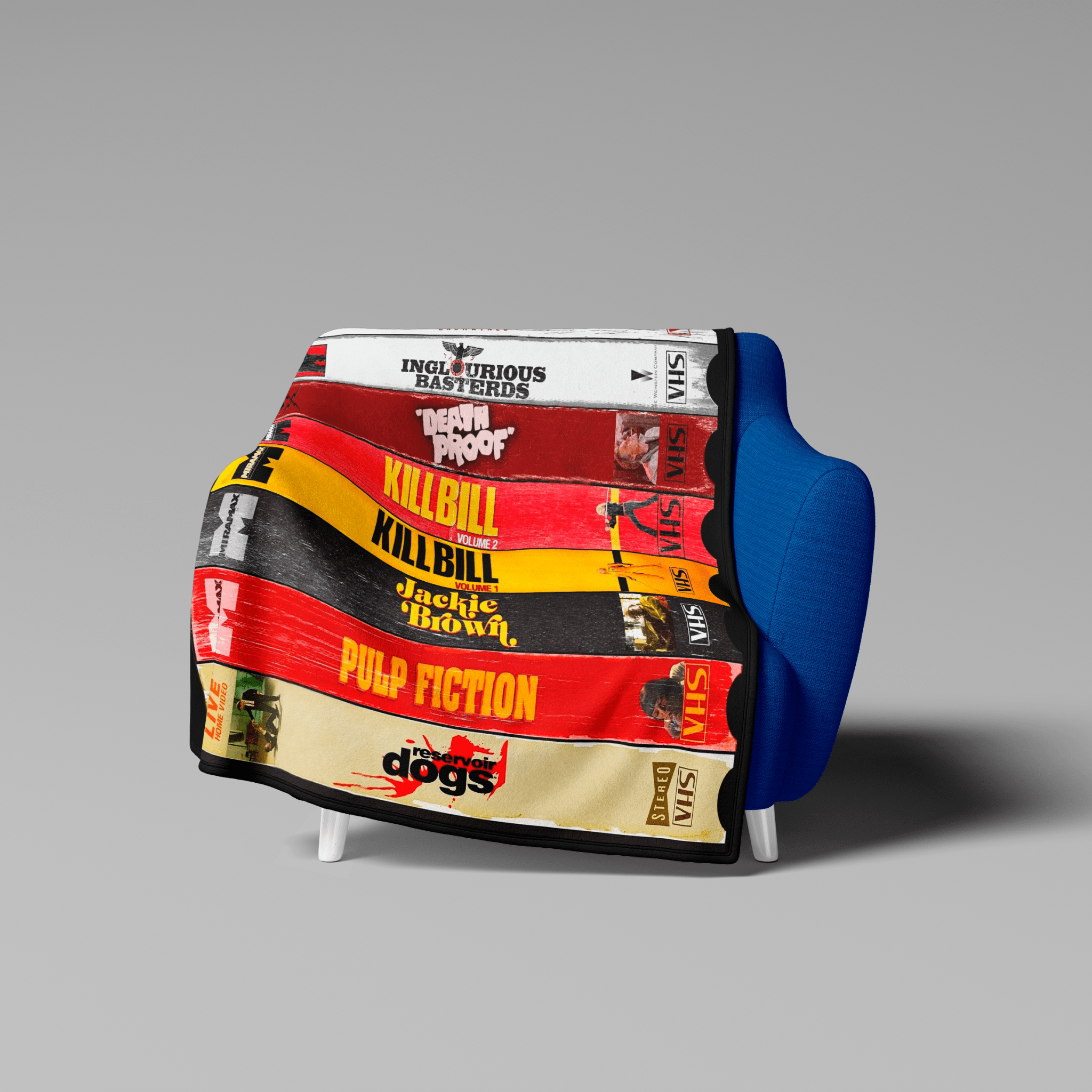 Movie Themed Tarantino VHS Art - Blanket - The Films Point