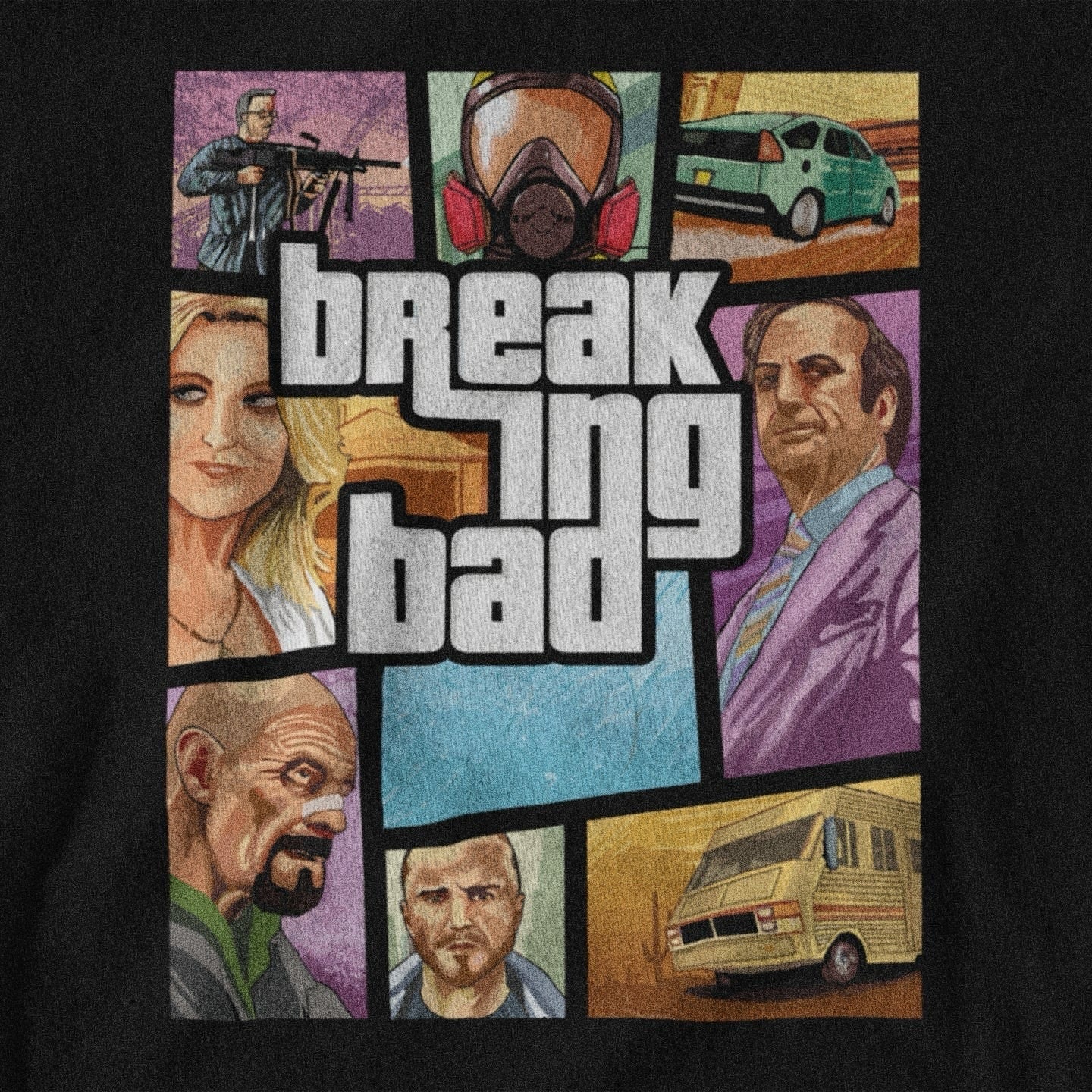 Breaking Bad GTA Style - T-Shirt - The Films Point