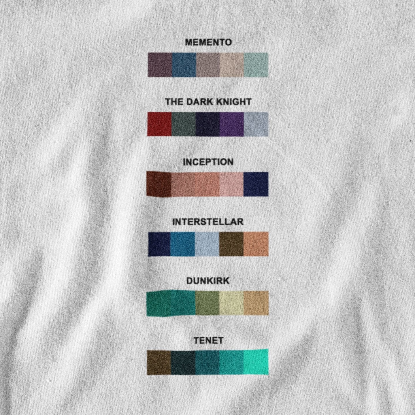 Christopher Nolan Colors - T- Shirt