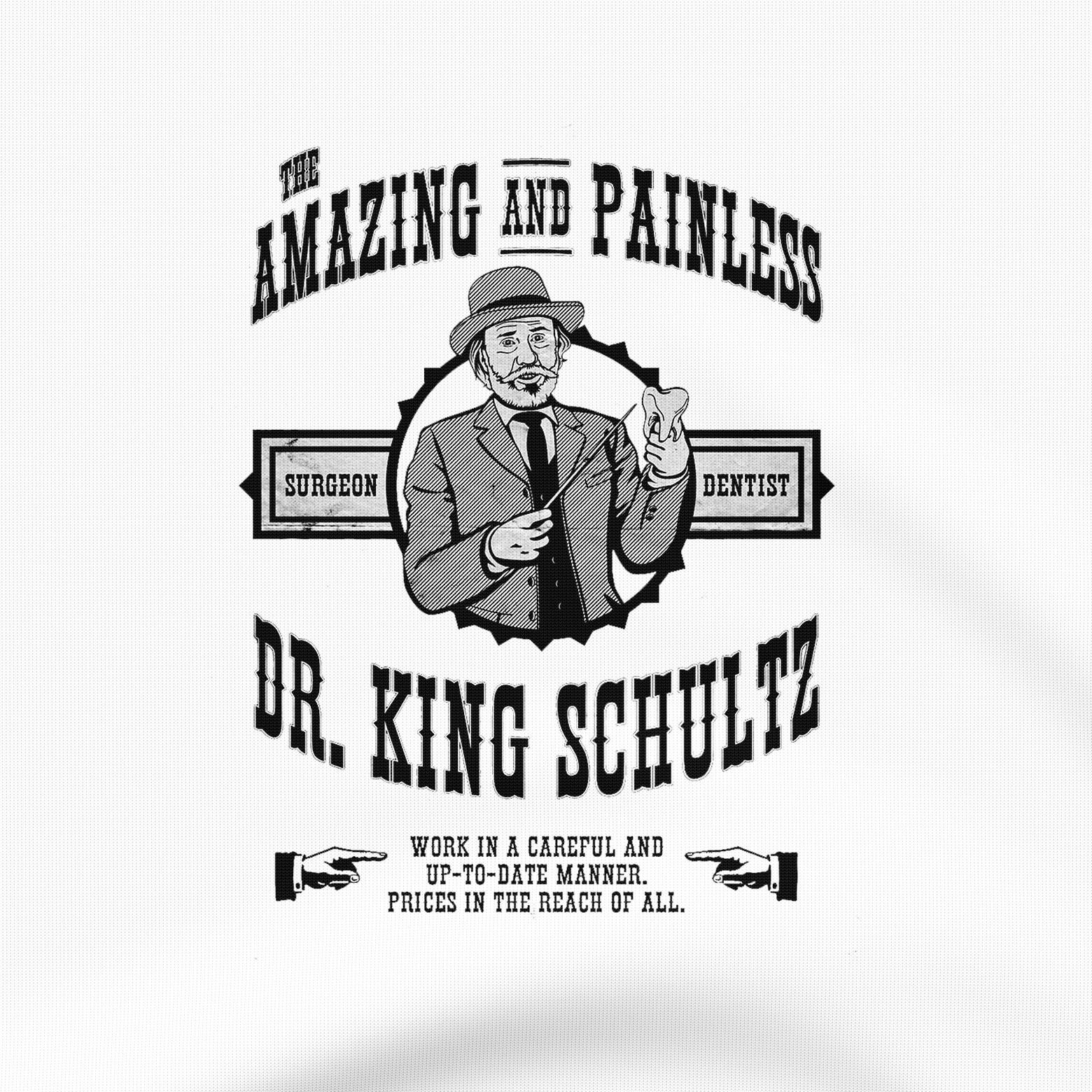 Dr. King Schultz Django - T-Shirt - The Films Point