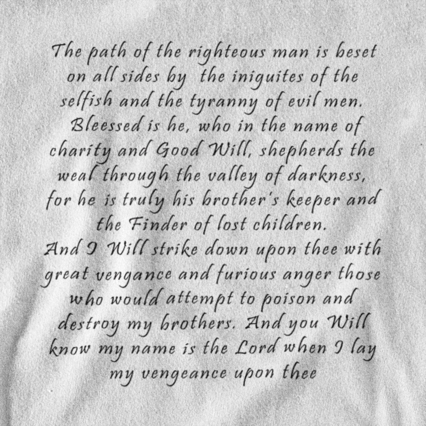 Ezekiel 25:17 Pulp Fiction - T-Shirt - The Films Point