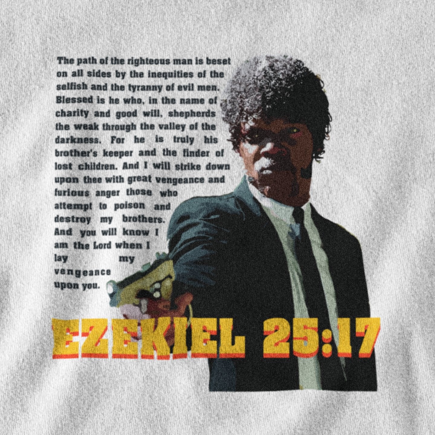 Ezekiel 25:17 Jules Winnfield - T-Shirt - The Films Point