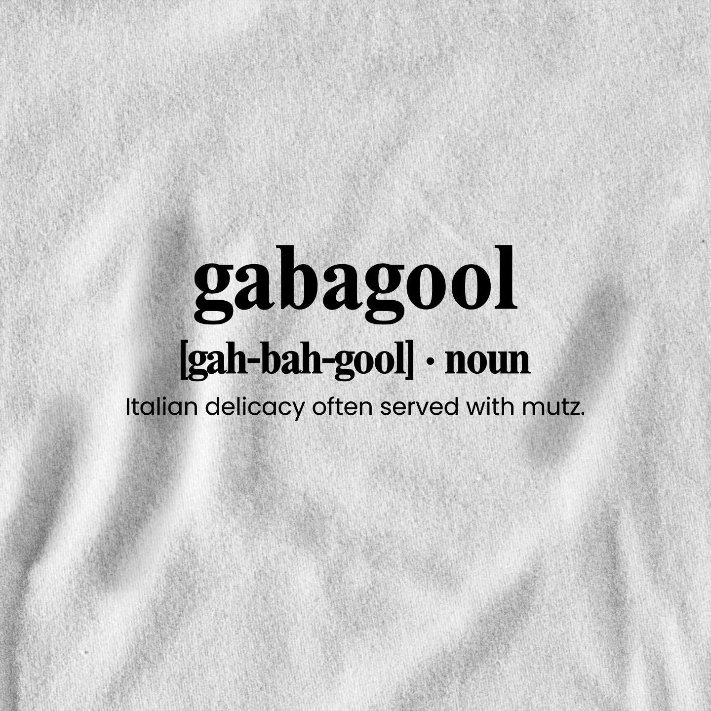 Gabagool The Sopranos - T-Shirt - The Films Point