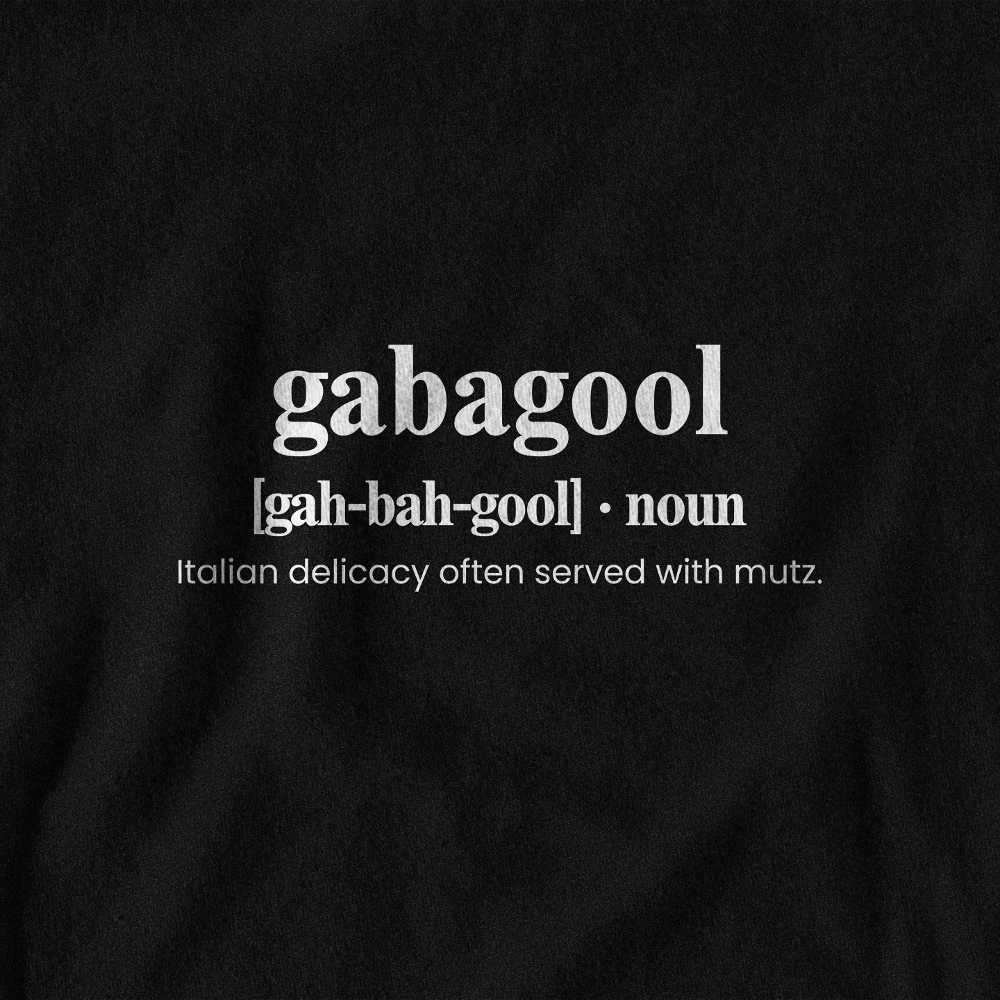 Gabagool The Sopranos - T-Shirt - The Films Point