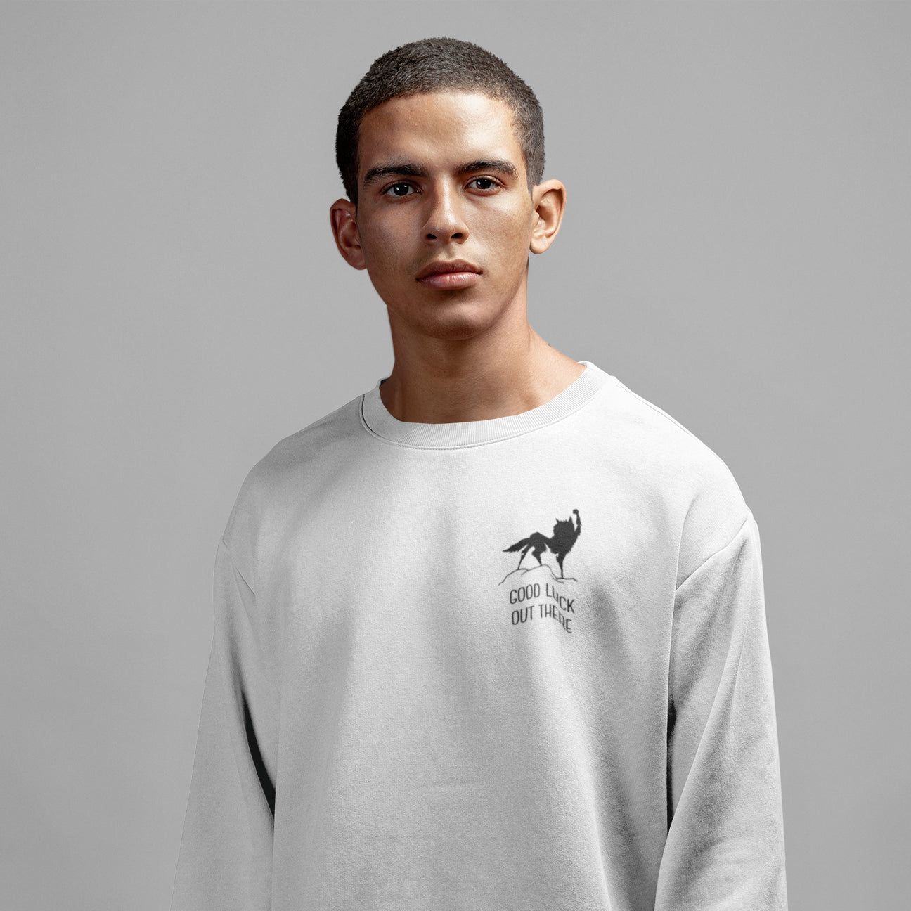 Good Luck Out There Fantastic Mr. Fox - Sweatshirt - The Films Point