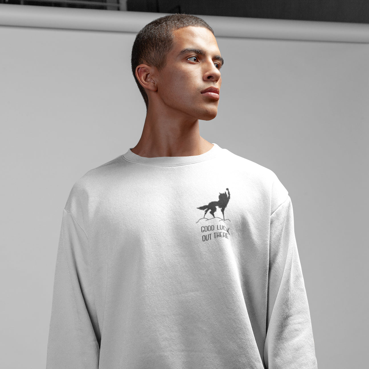 Good Luck Out There Fantastic Mr. Fox - Sweatshirt - The Films Point