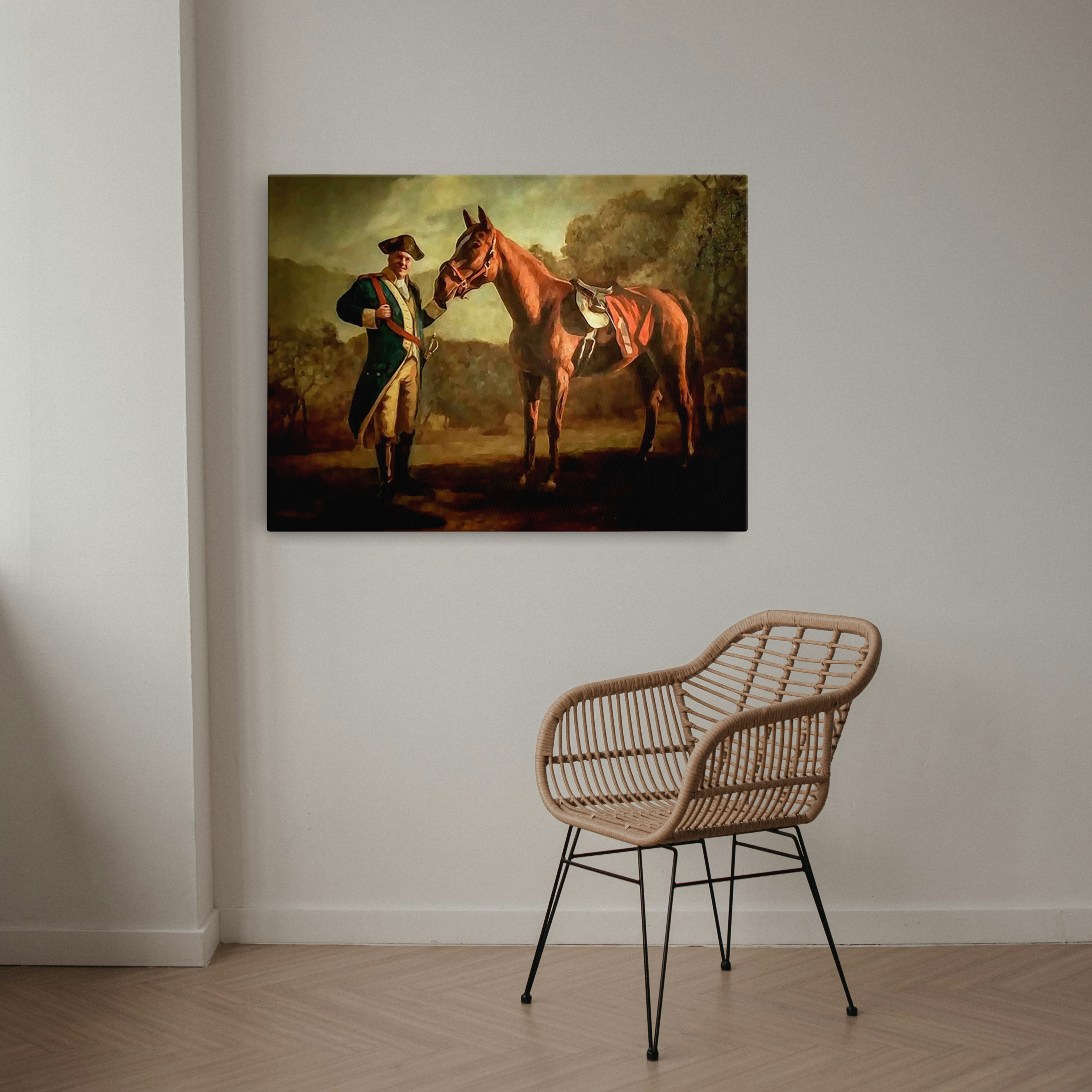 Pie O My Horse - Canvas art