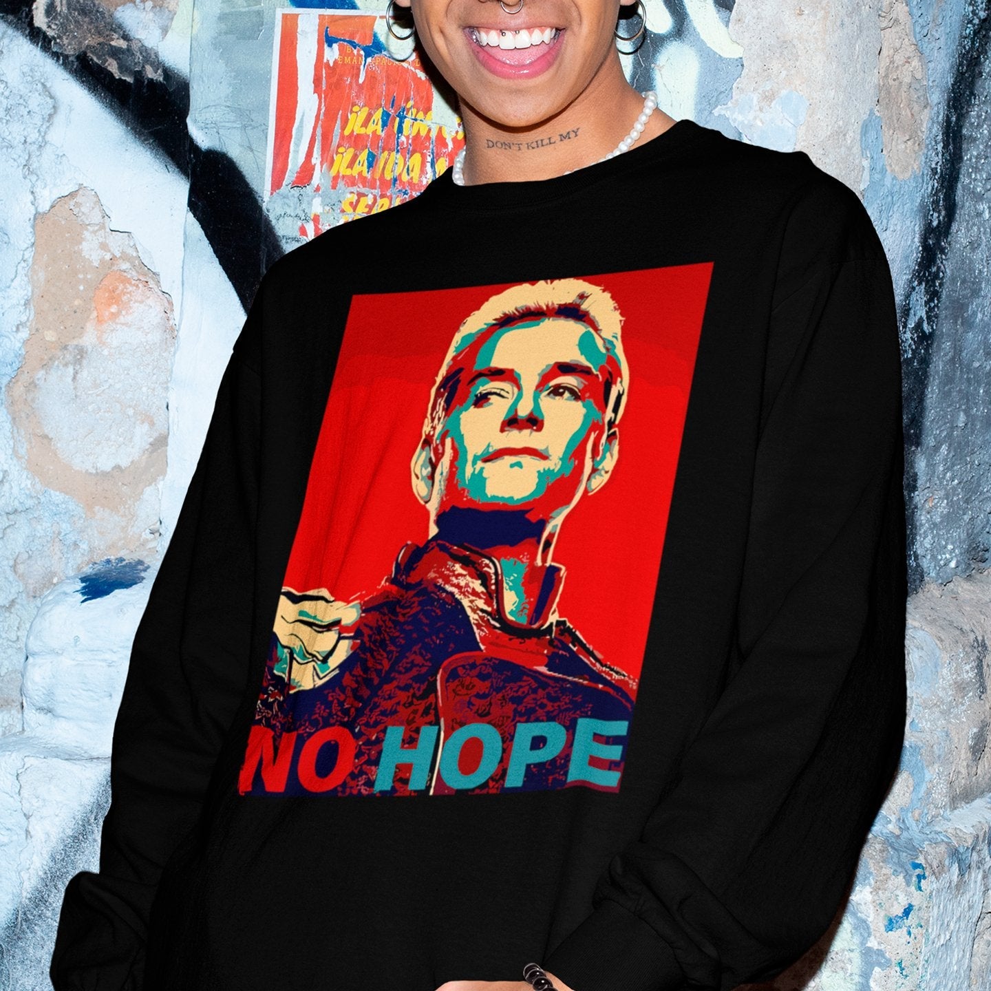Homelander NO HOPE The Boys - Sweatshirt - The Films Point