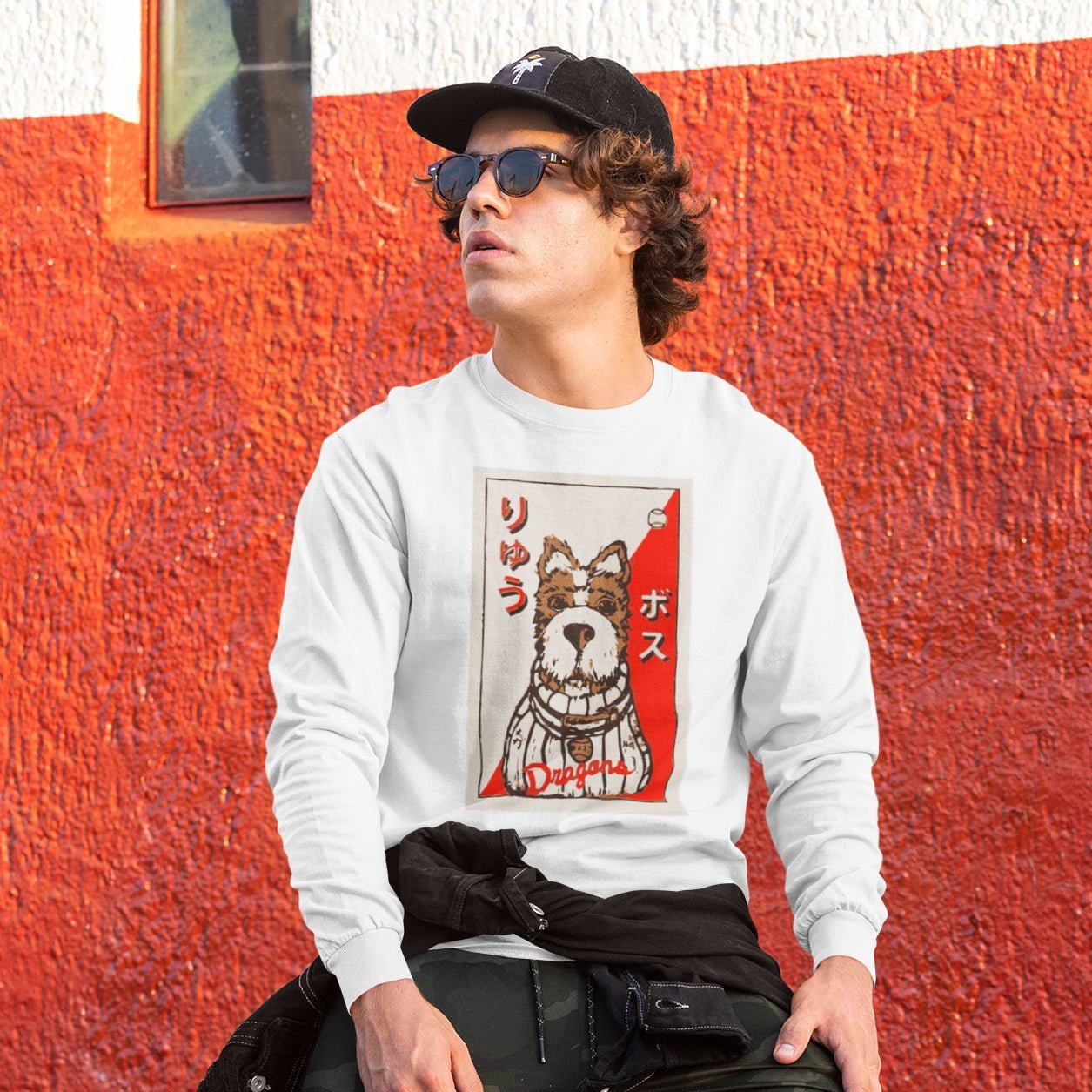 Isle of Dogs Boss Baseball Card - Sweatshirt - The Films Point