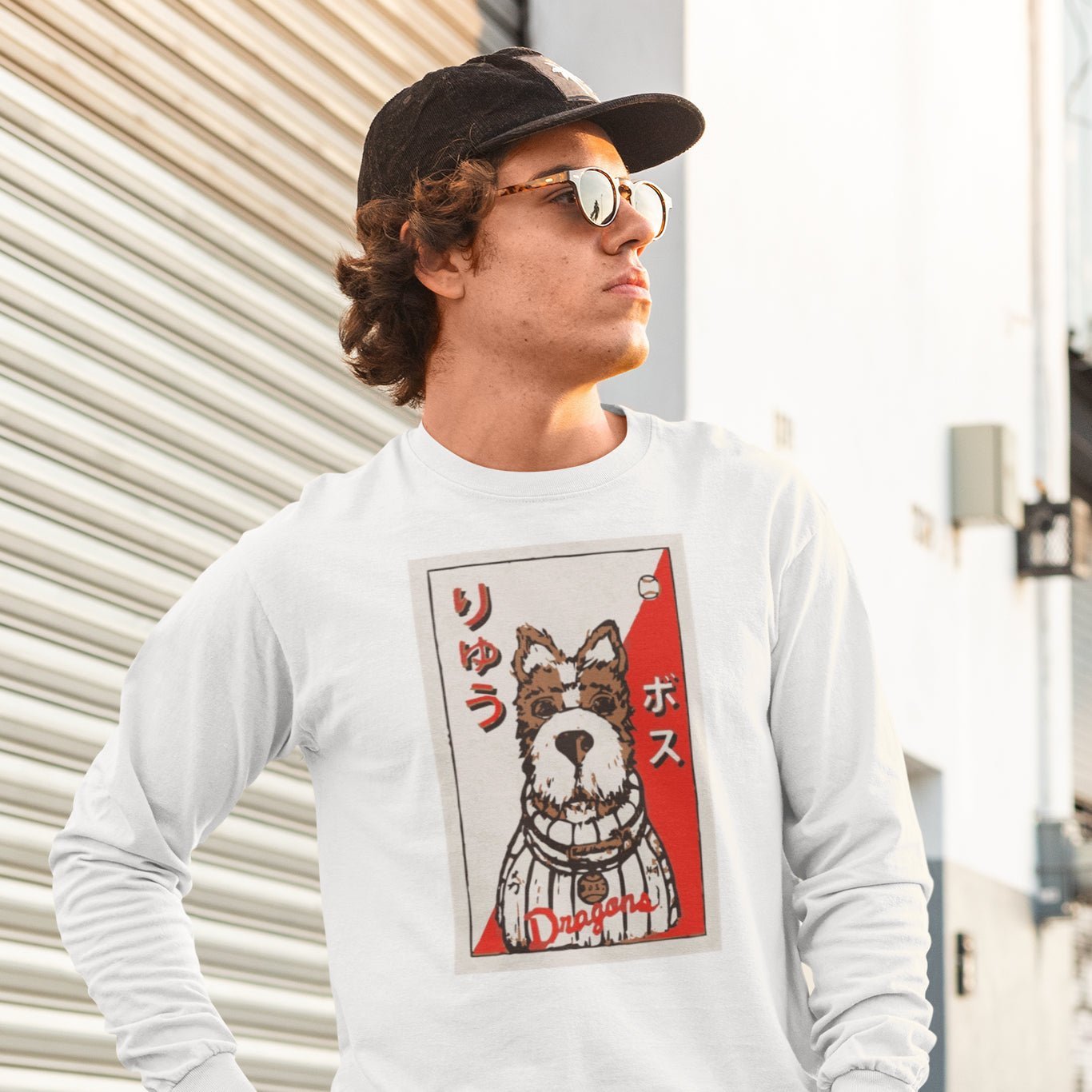 Isle of Dogs Boss Baseball Card - Sweatshirt - The Films Point