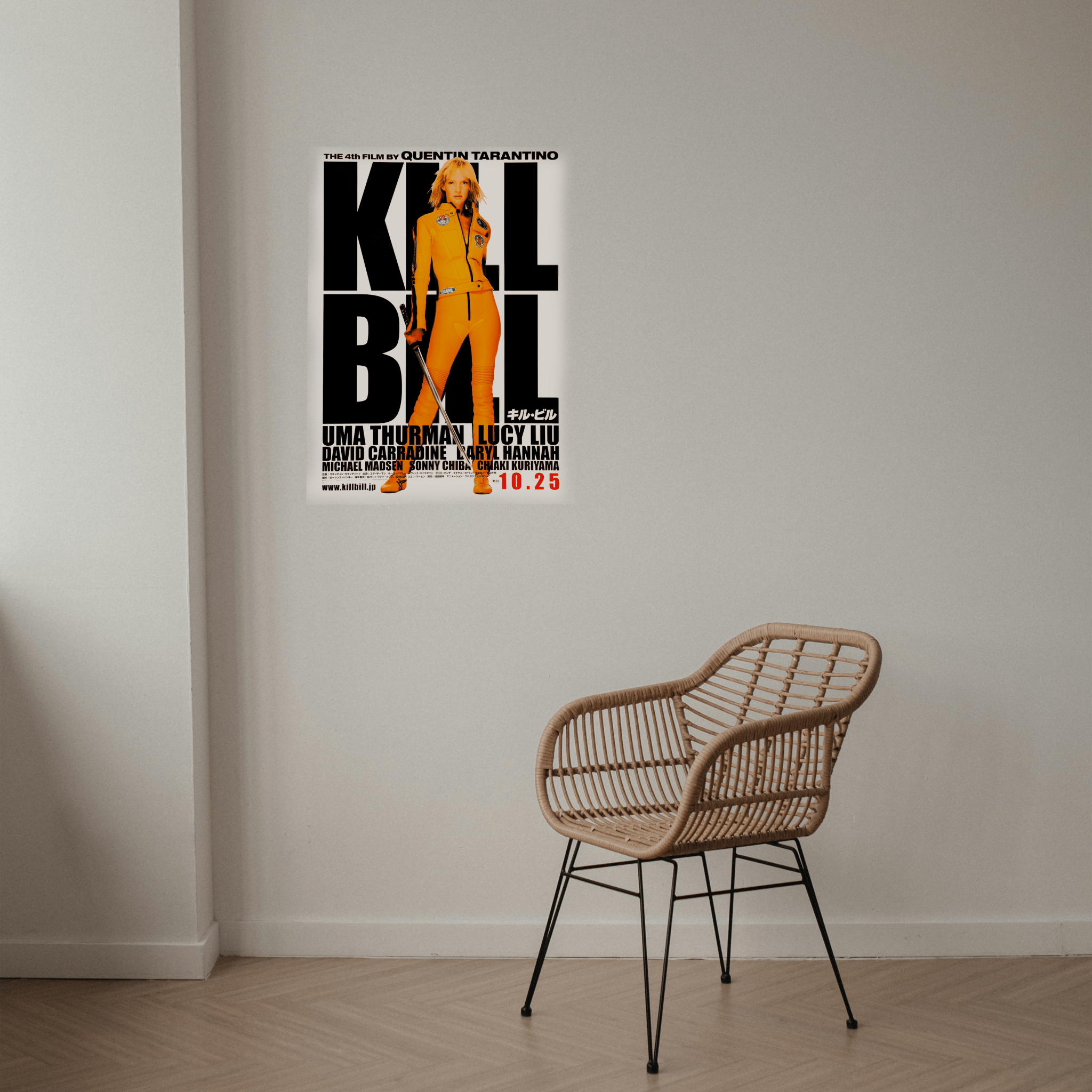 Kill Bill Poster Tarantino - Canvas Art