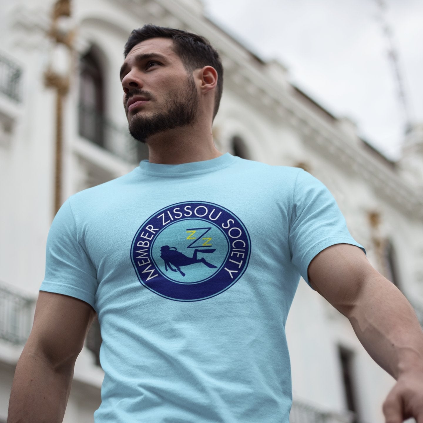 Member Zissou Society The Life Aquatic - T-Shirt - The Films Point