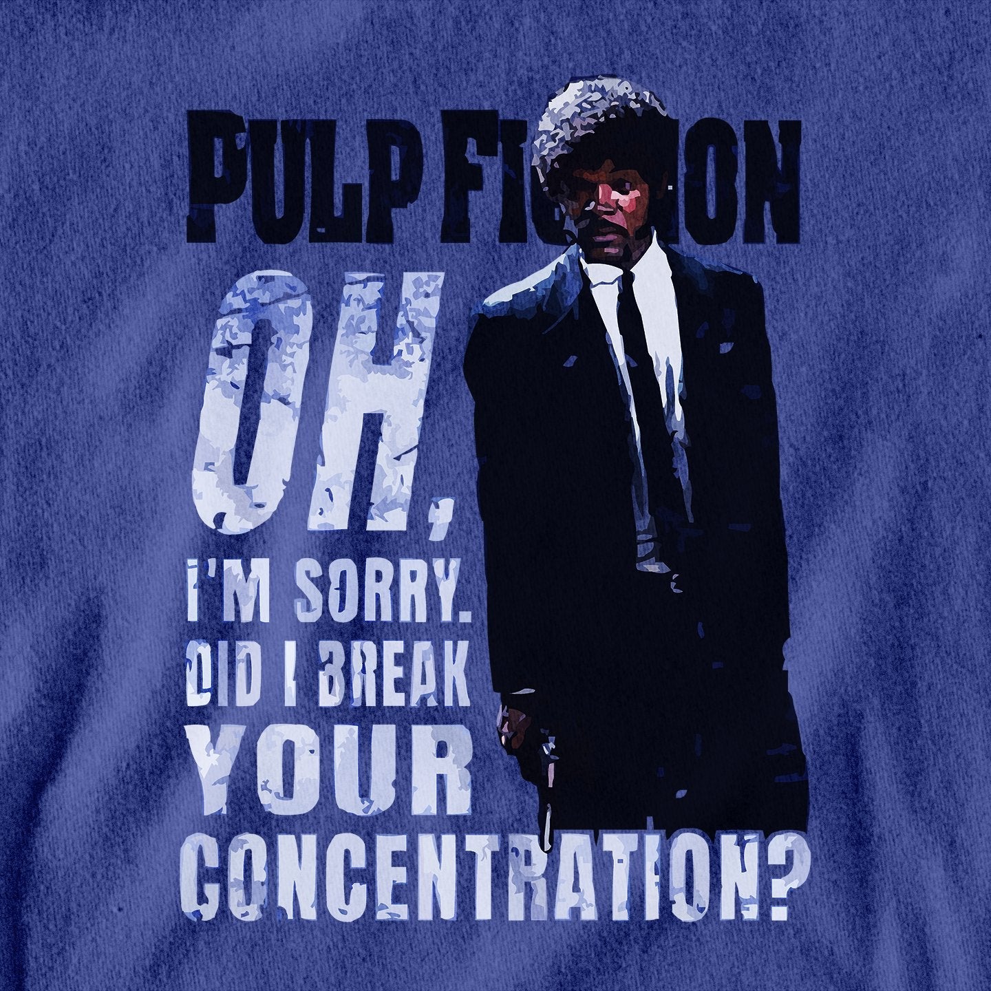 Pulp Fiction Jules "Did I Break Your Concentration?" - T-Shirt - The Films Point