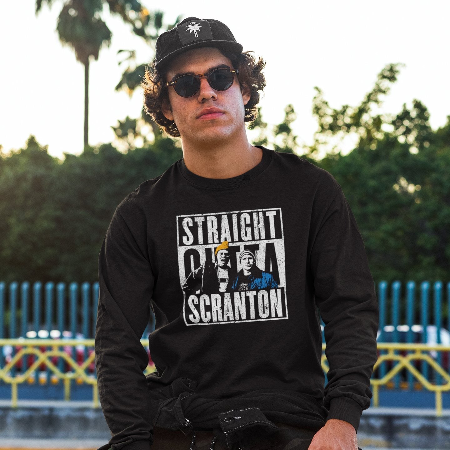 Straight Outta Scranton The Office - Sweatshirt - The Films Point