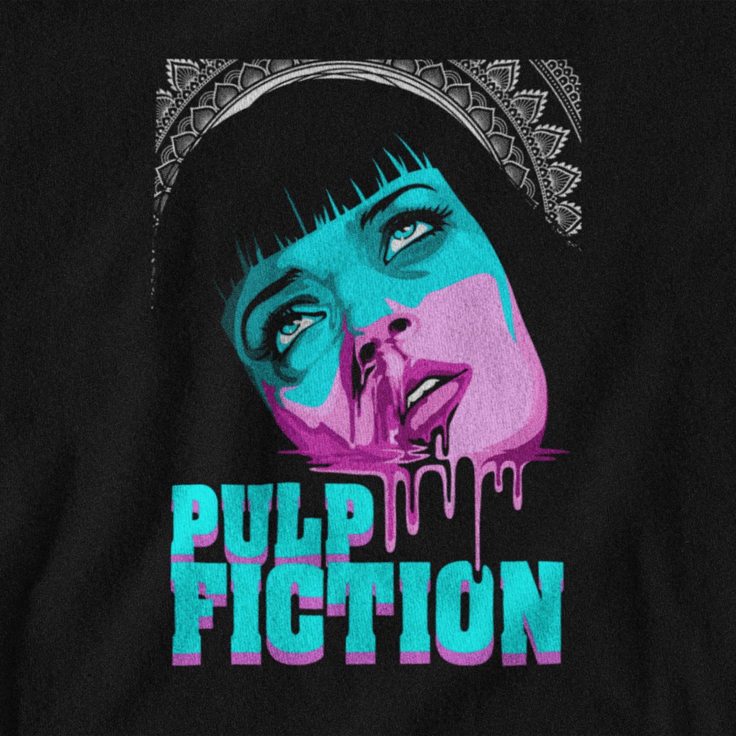 Animated Mia Wallace – Pulp Fiction T-shirt - The Films Point