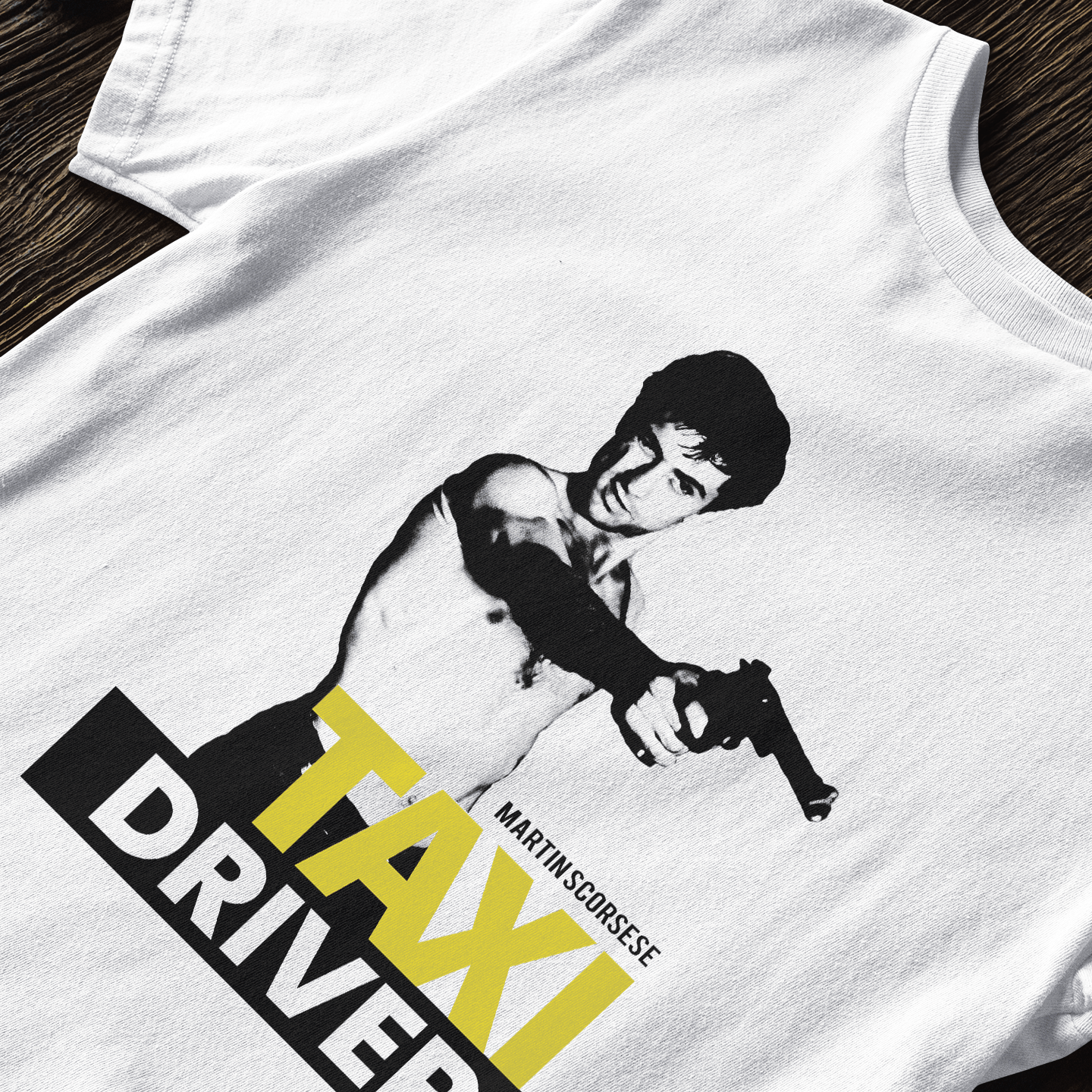 Taxi Driver Gun Poster Style - T-Shirt - The Films Point