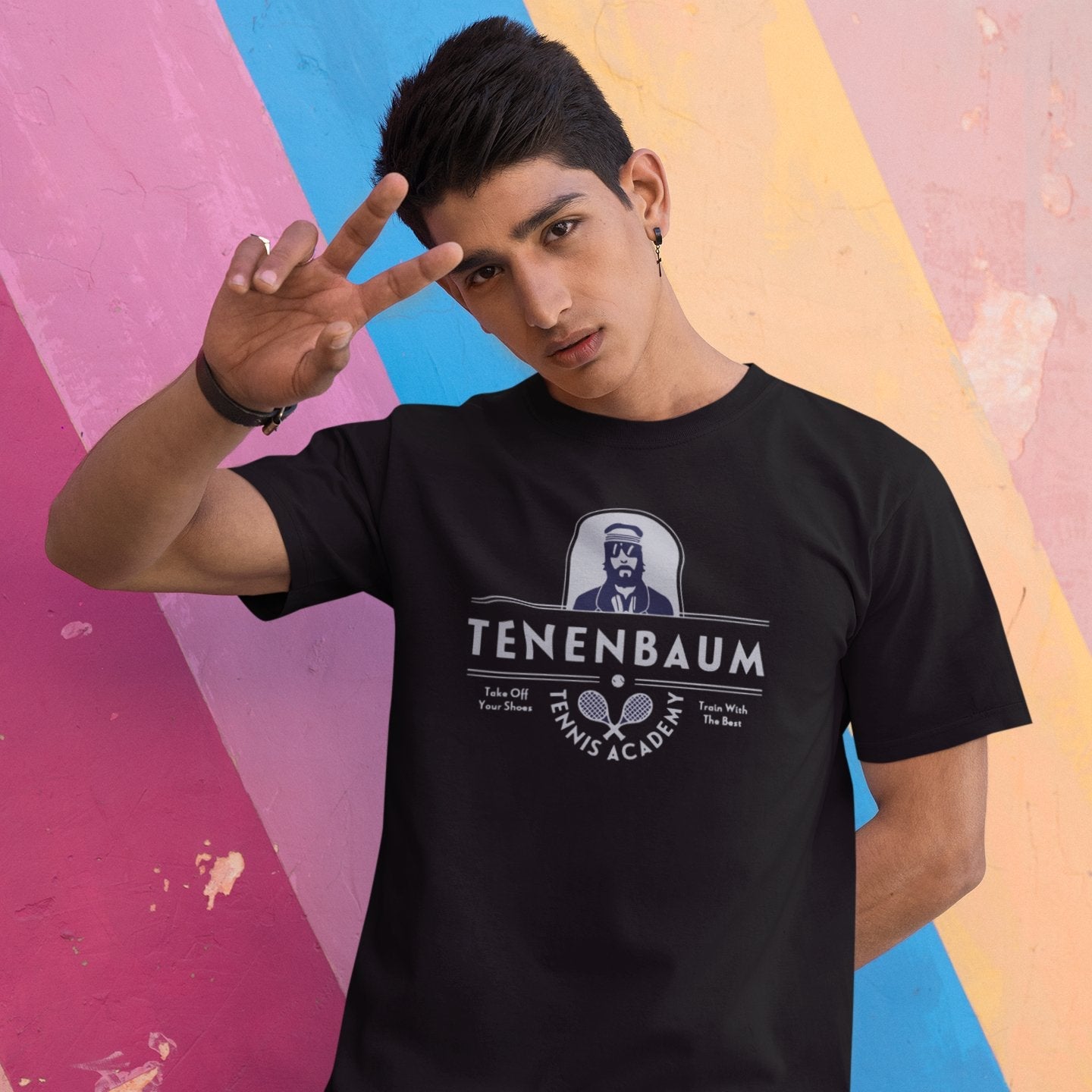 Tenenbaum Tennis Academy The Royal Tenenbaums - T-Shirt - The Films Point