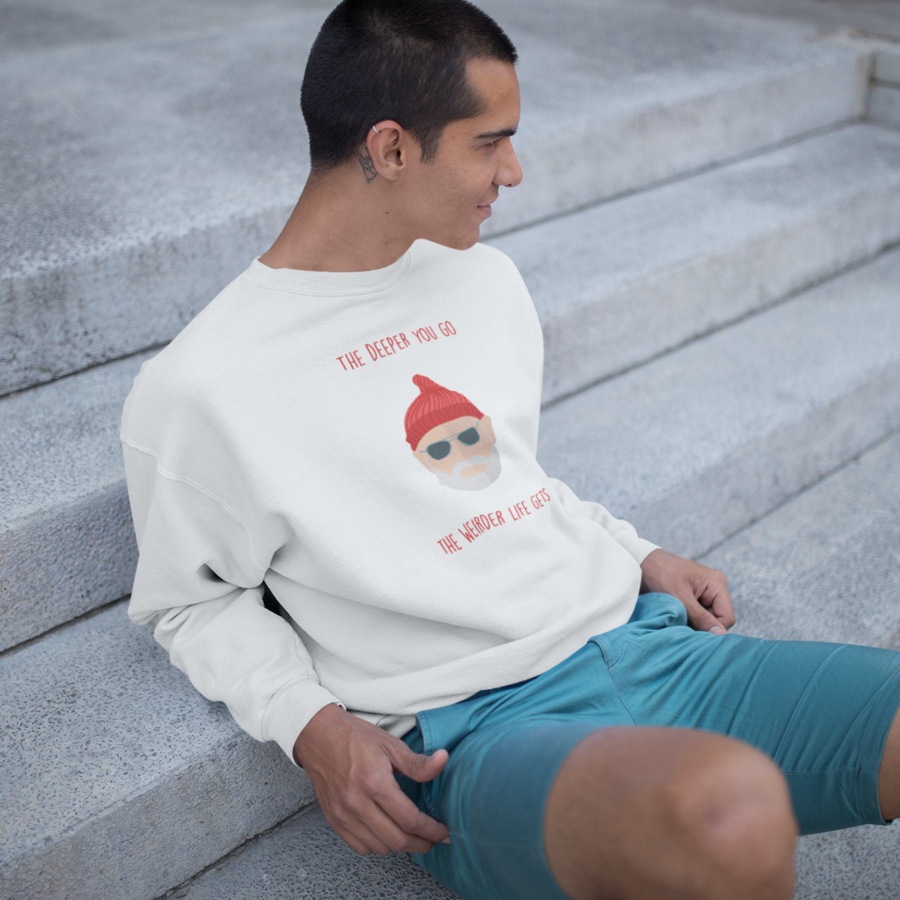 The Deeper You Go, The Weirder Life Gets - Sweatshirt - The Films Point