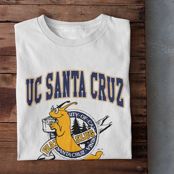 "Vincent Vega's UC Santa Cruz t-shirt from 'Pulp Fiction'."