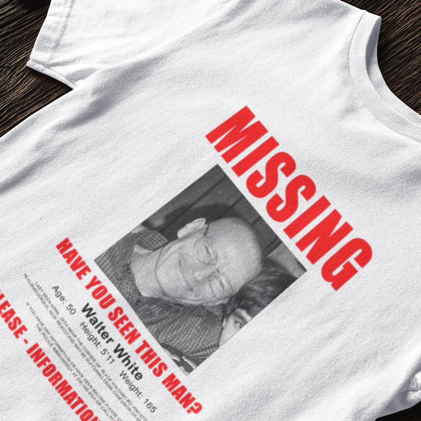 Walter White Missing - T-Shirt