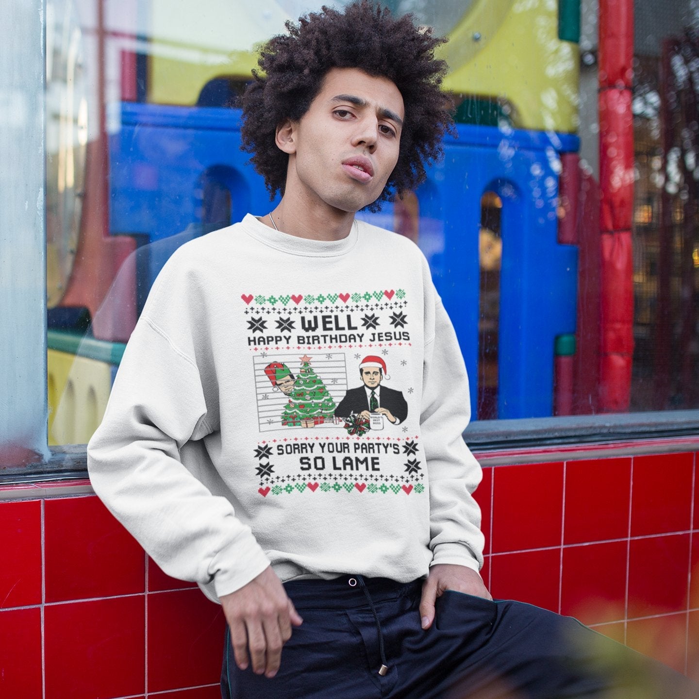 Well Happy Birthday Jesus - Sweatshirt - The Films Point