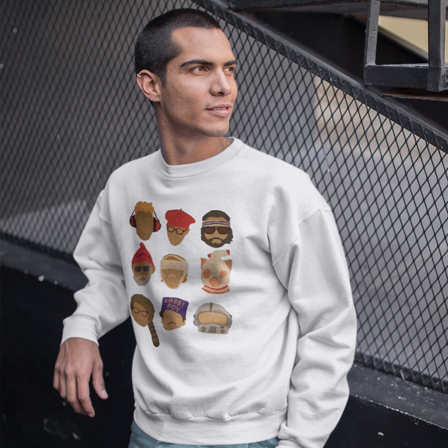 Wes Anderson Hats - Sweatshirt - The Films Point