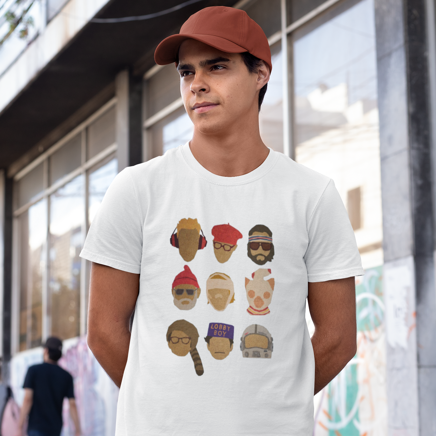 Wes Anderson Hats - T-Shirt