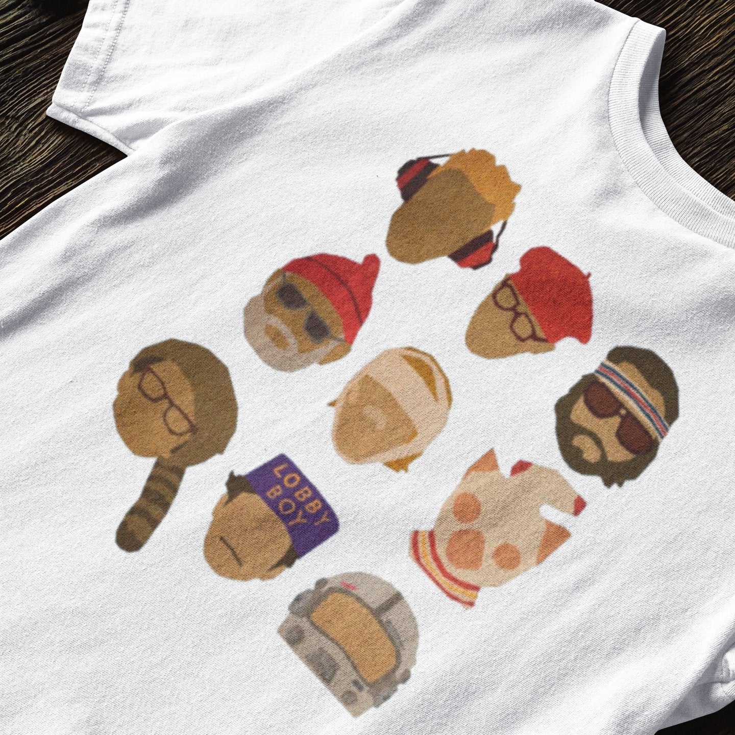 Wes Anderson Hats - T-Shirt