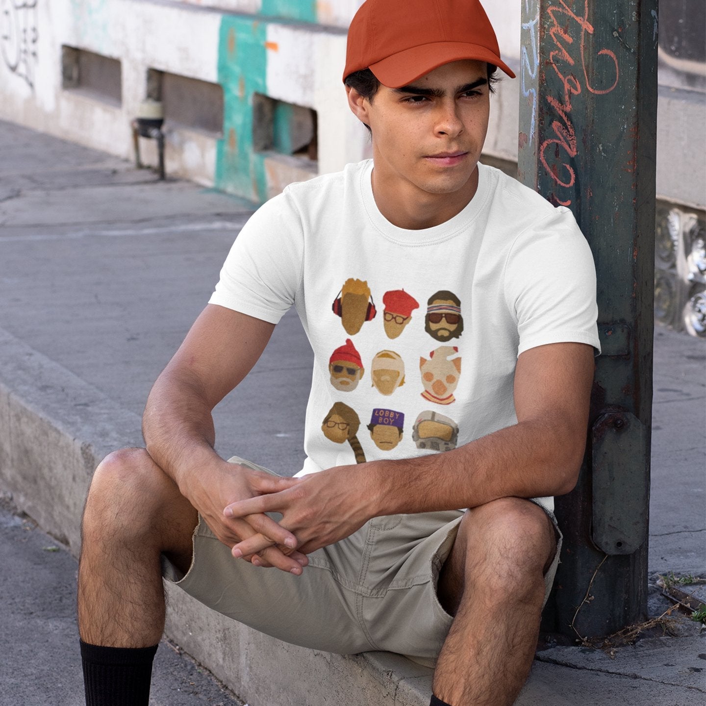 Wes Anderson Hats - T-Shirt