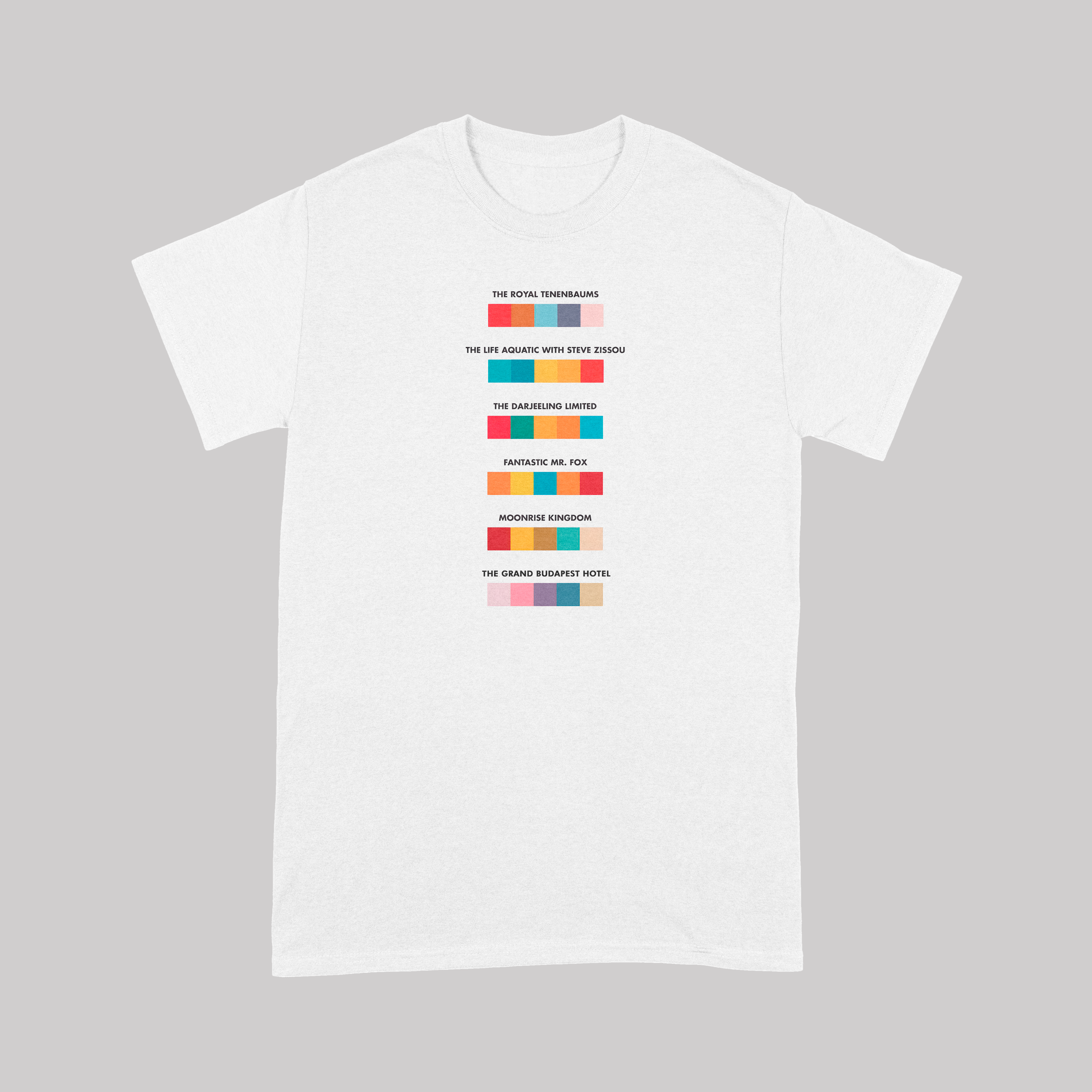 Wes Anderson Colors - T-Shirt