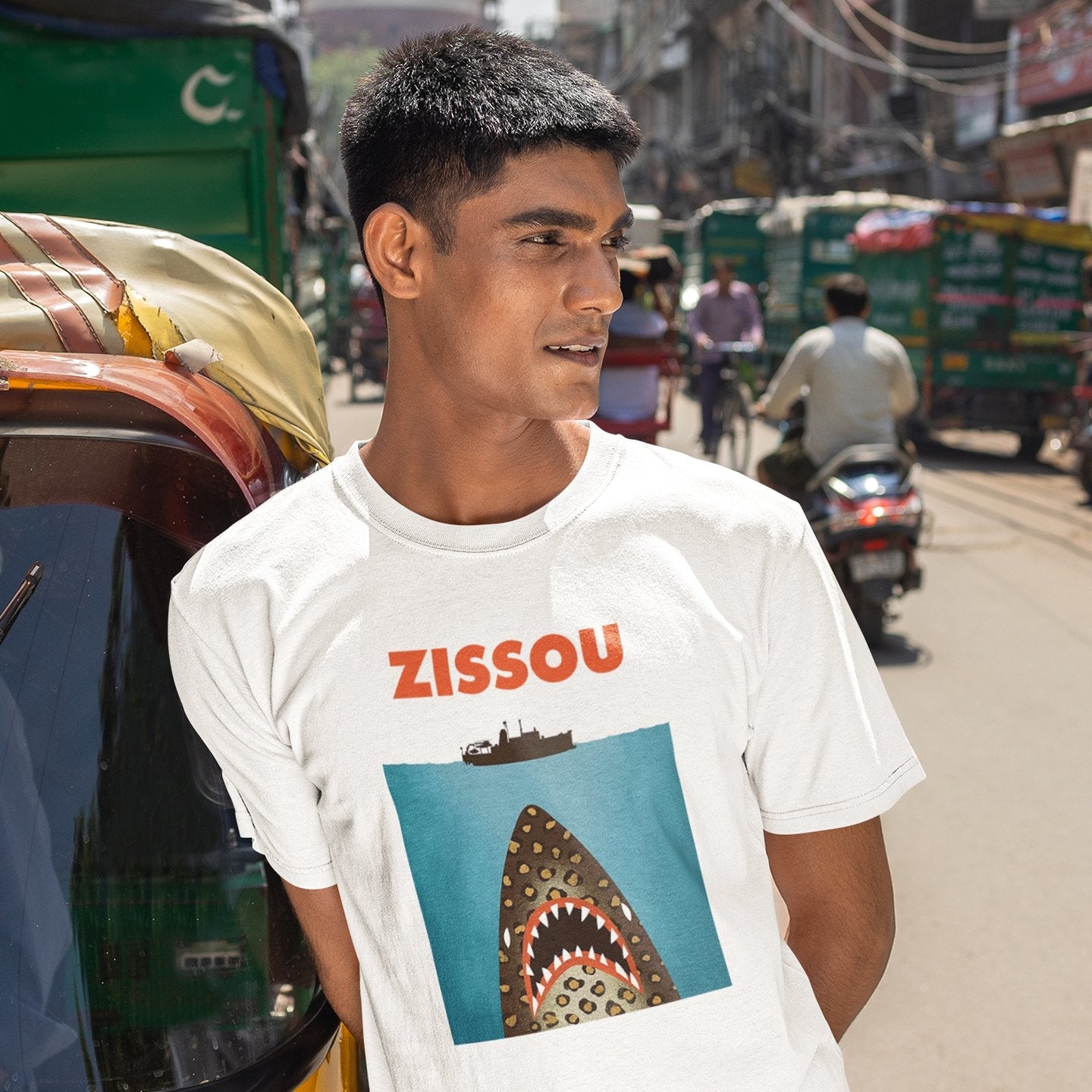 Zissou Jaws - T-Shirt - The Films Point