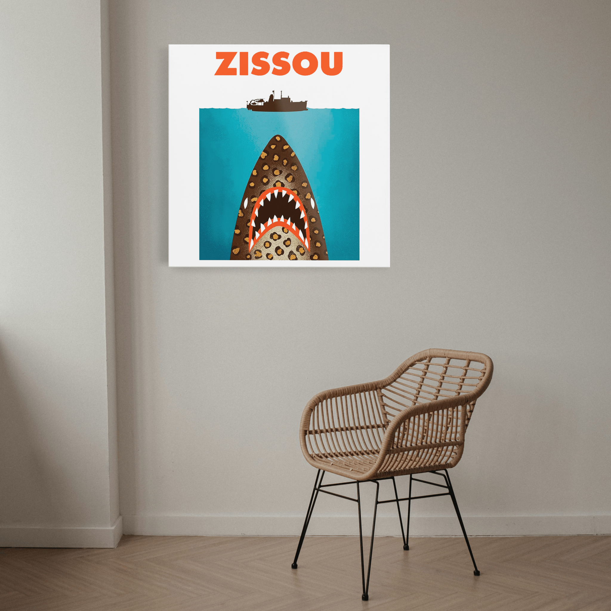 Zissou Wes Anderson - Canvas Art - The Films Point