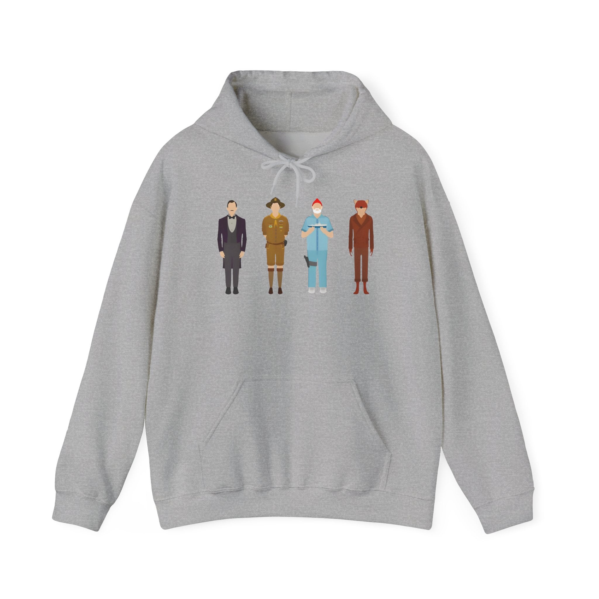 Wes Anderson Characters - Hoodie