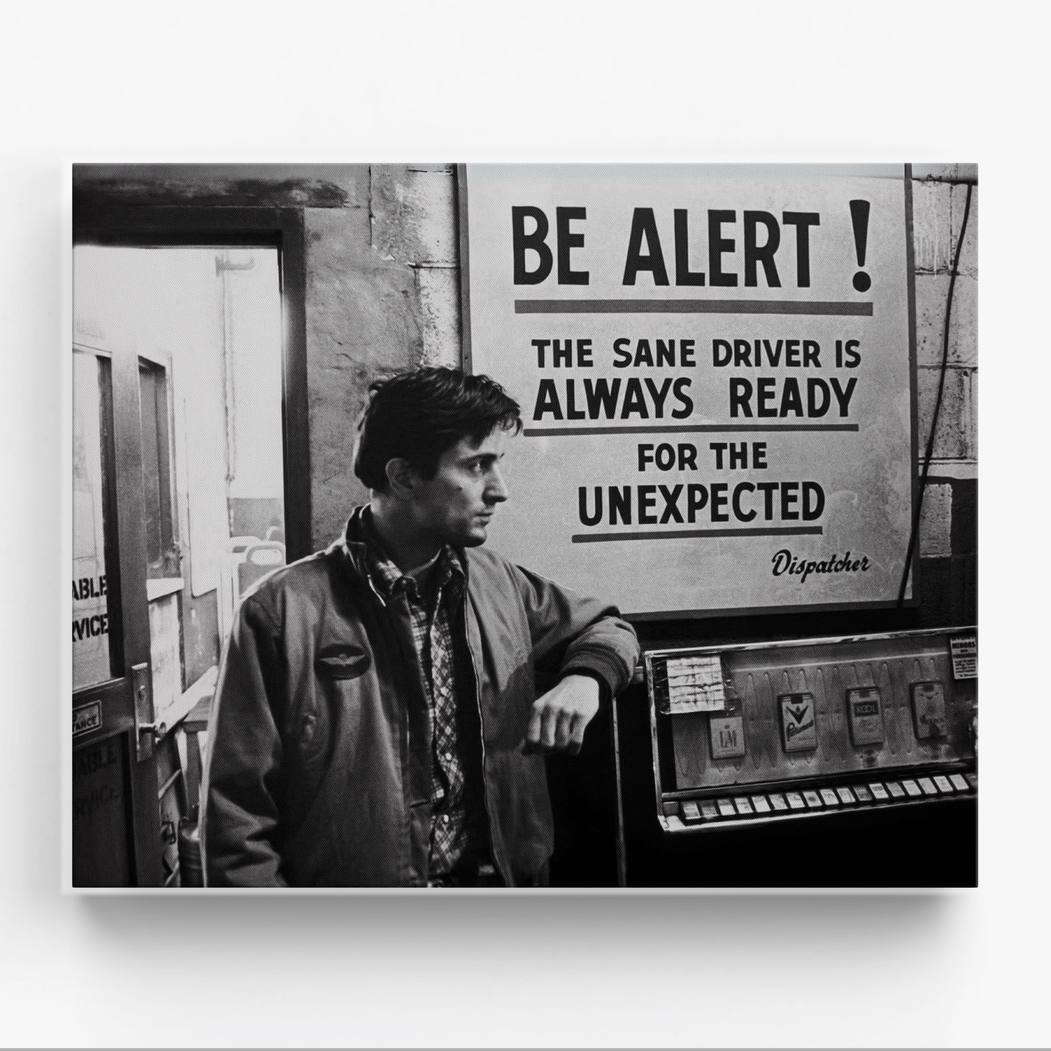 Taxi Driver Robert De Niro - Canvas Art - The Films Point