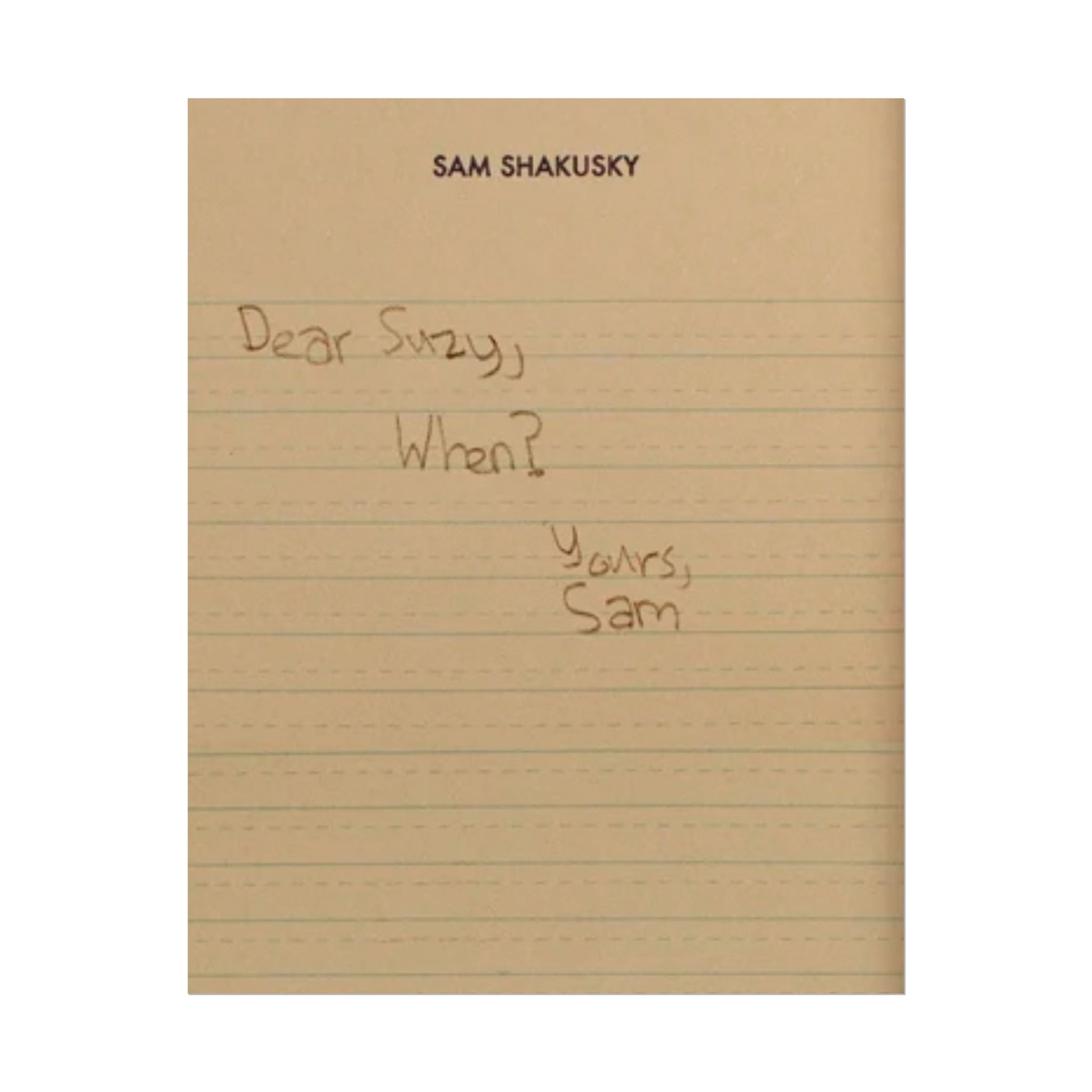 Dear Suzy - Moonrise Kingdom Wes Anderson - Poster - The Films Point