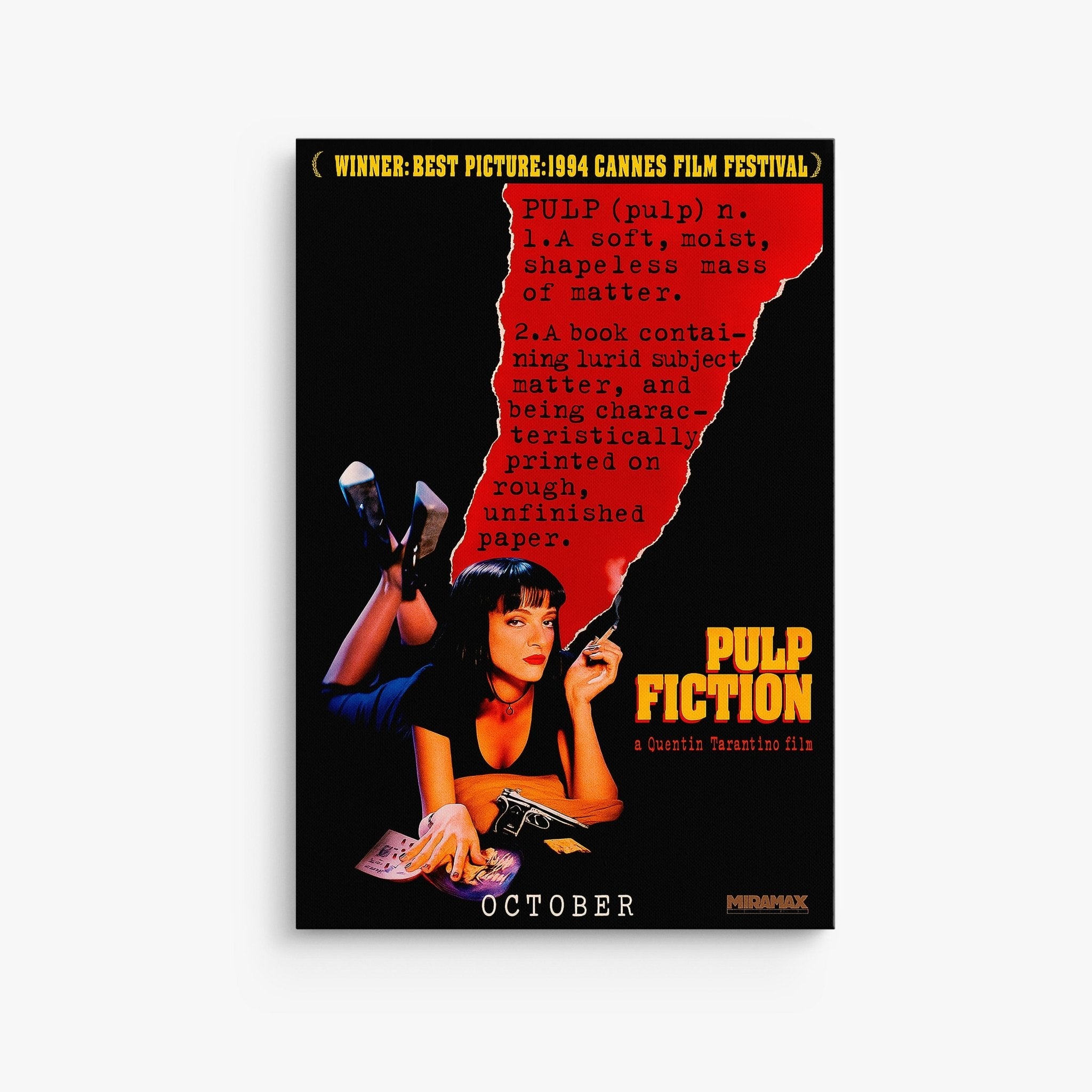 Pulp Fiction Tarantino - Canvas Art - The Films Point