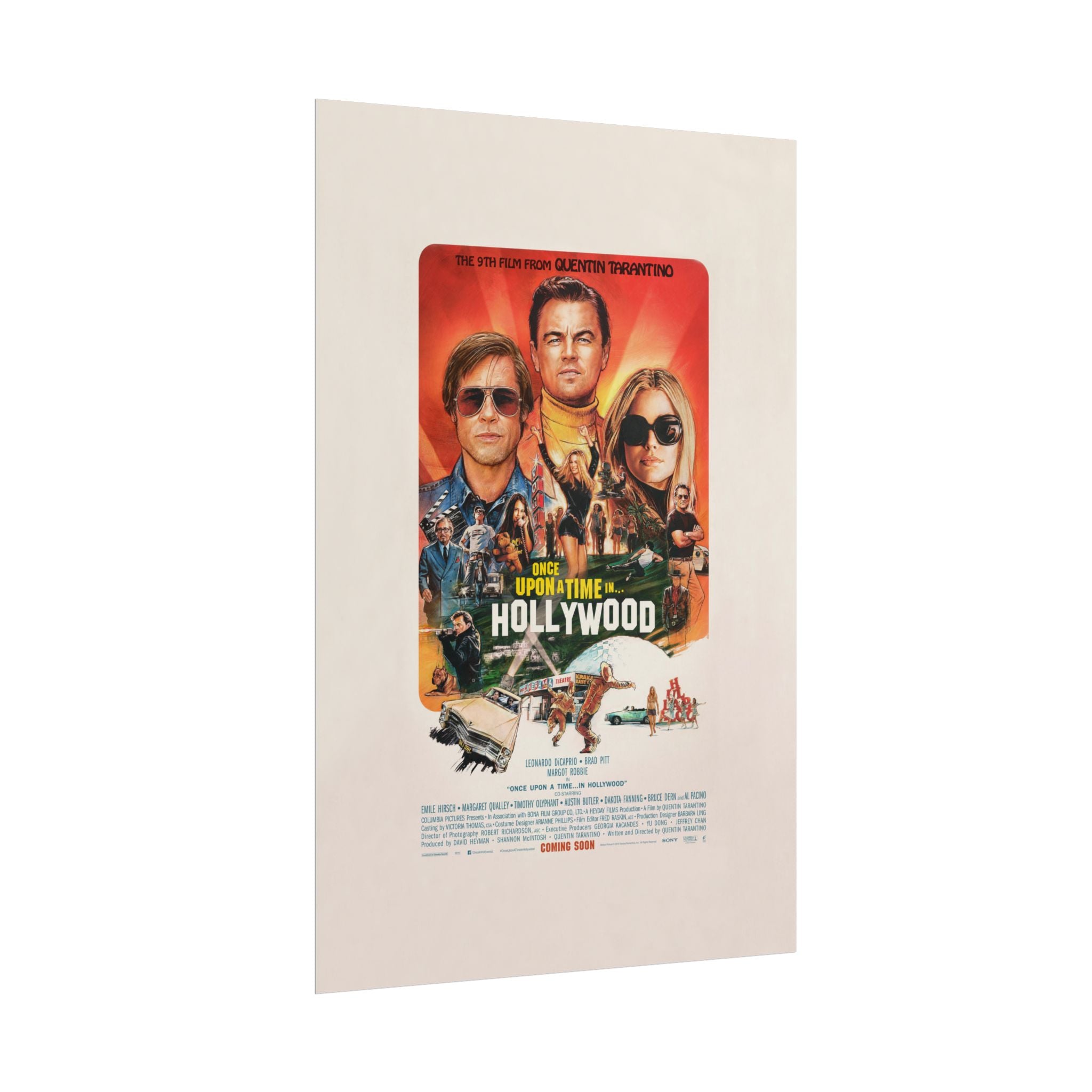 Once Upon a Time in Hollywood Movie - Poster - The Films Point