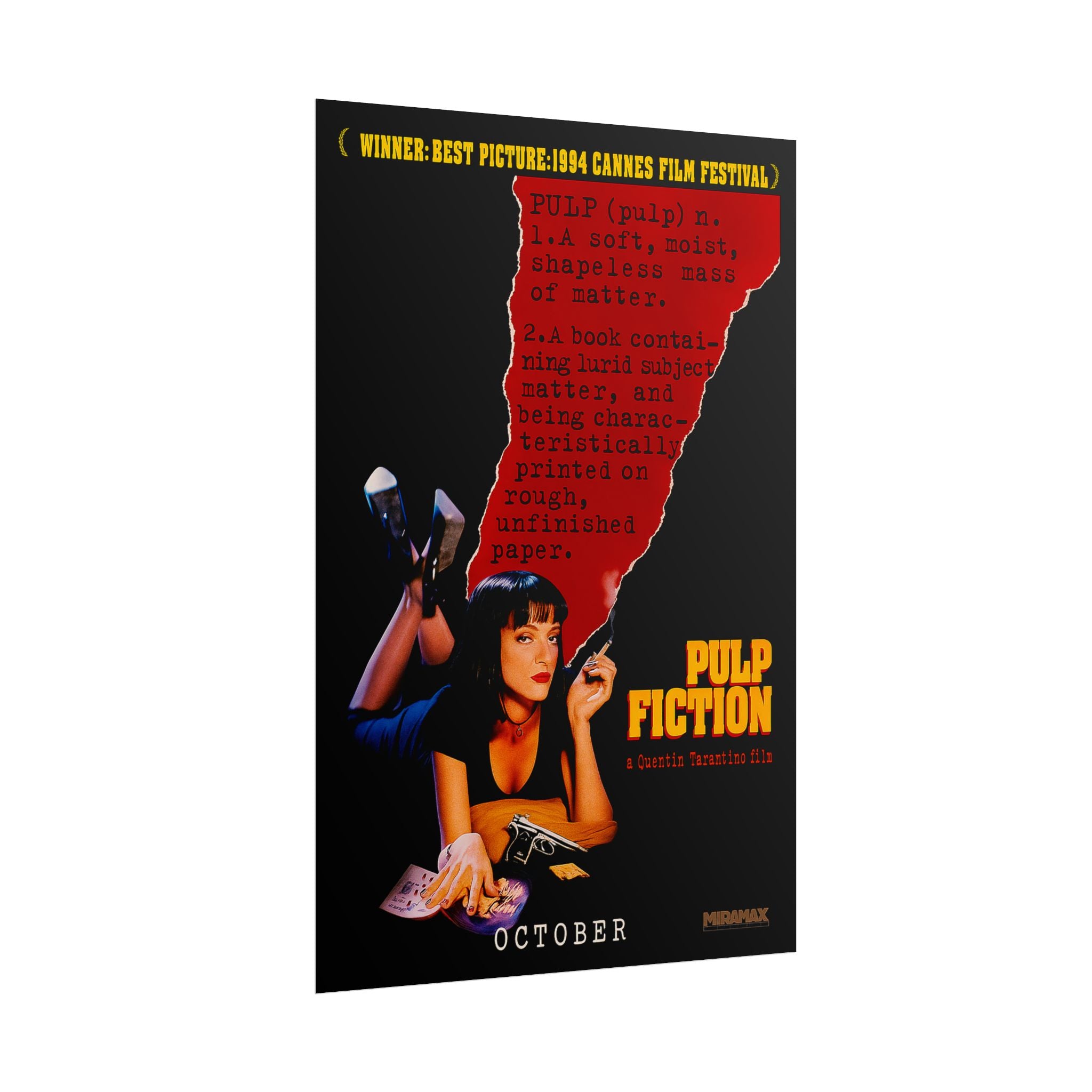 Pulp Fiction Tarantino Movie - Poster - The Films Point