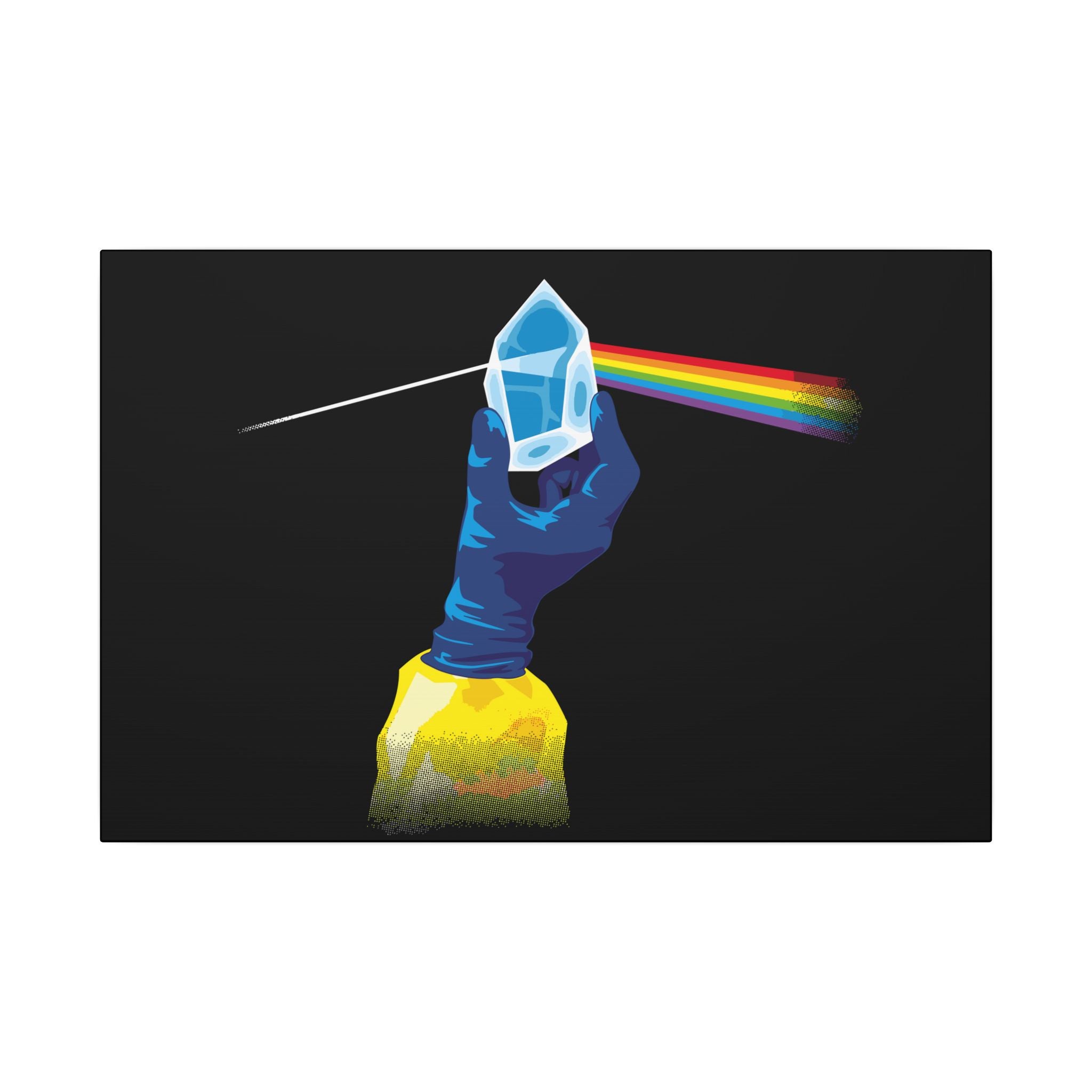 The dark side of meth -Matte Canvas